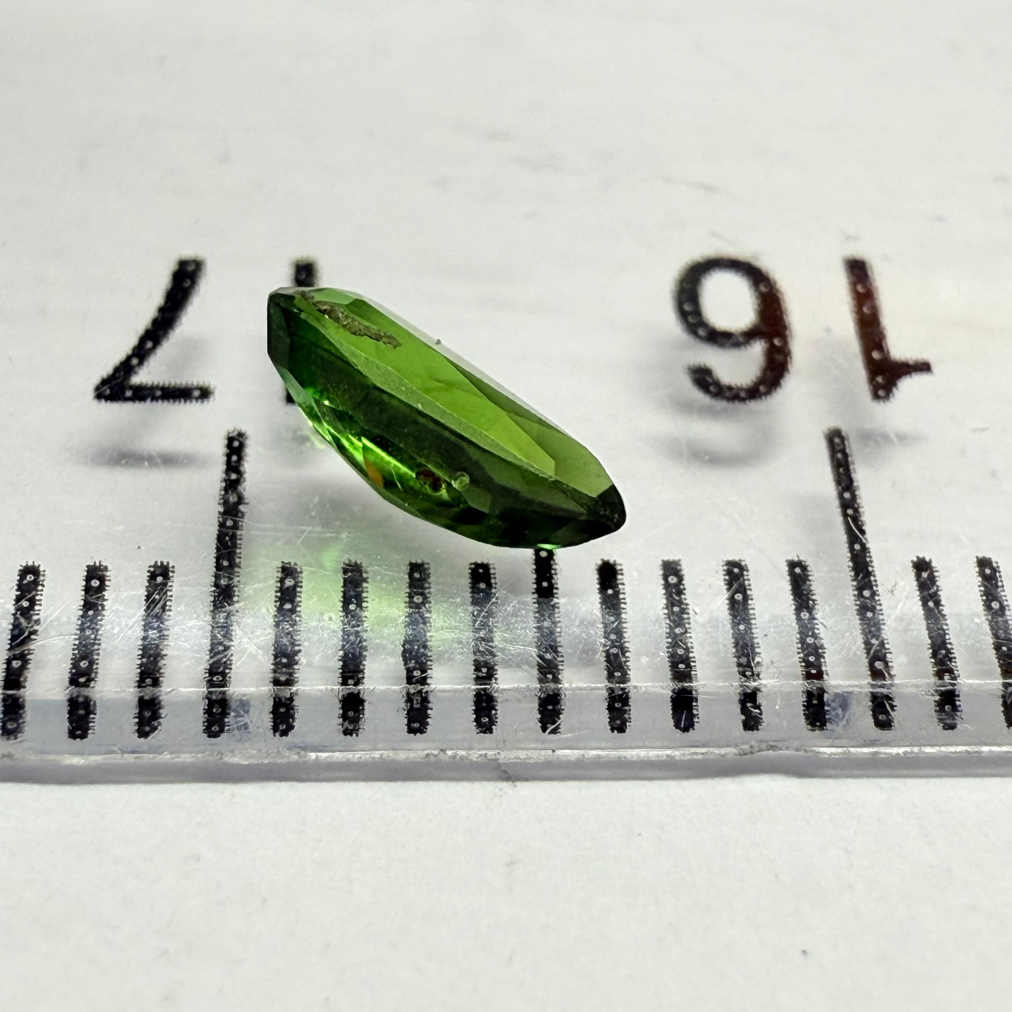 Chrome Tourmaline, 0.34ct, Landanai, Tanzania, Untreated Unheated, native cut, but if you can use price reflects