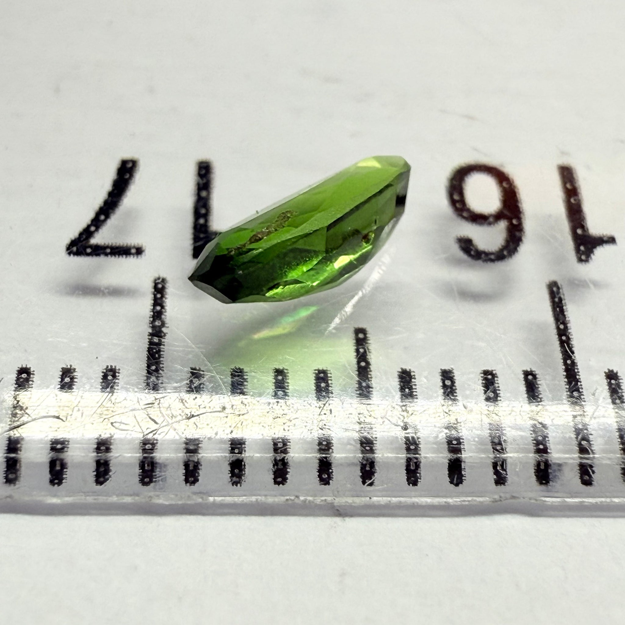 Chrome Tourmaline, 0.34ct, Landanai, Tanzania, Untreated Unheated, native cut, but if you can use price reflects