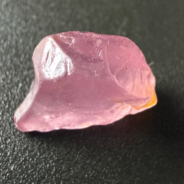 Pink Spinel, Sleepy Baby Pink Colour, 2.80ct, Tanzania, Untreated Unheated. No cracks, just silk giving a milky effect, but flat shape