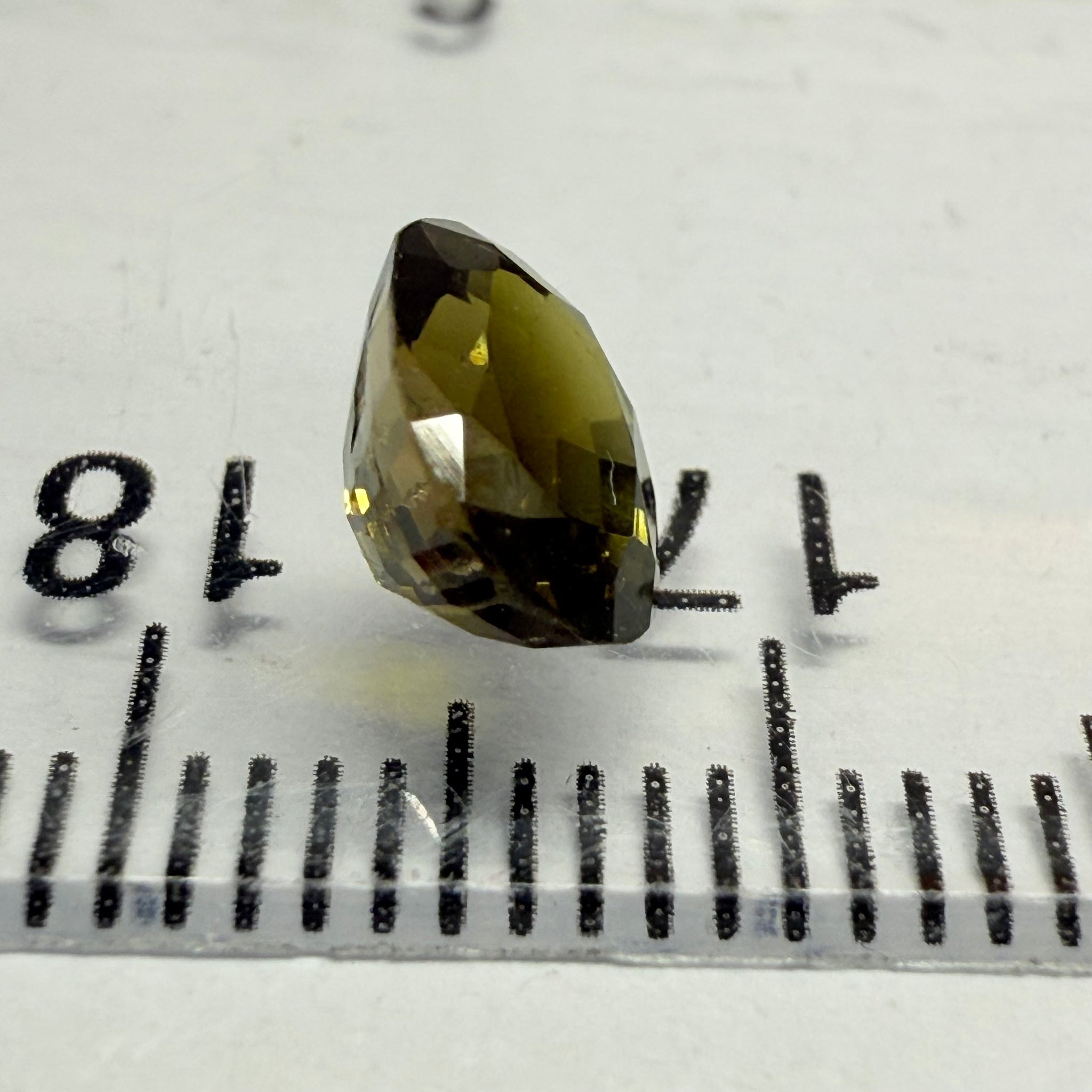 Chrome Tourmaline, 1.35ct, Landanai, Tanzania, Untreated Unheated, native cut, but if you can use price reflects
