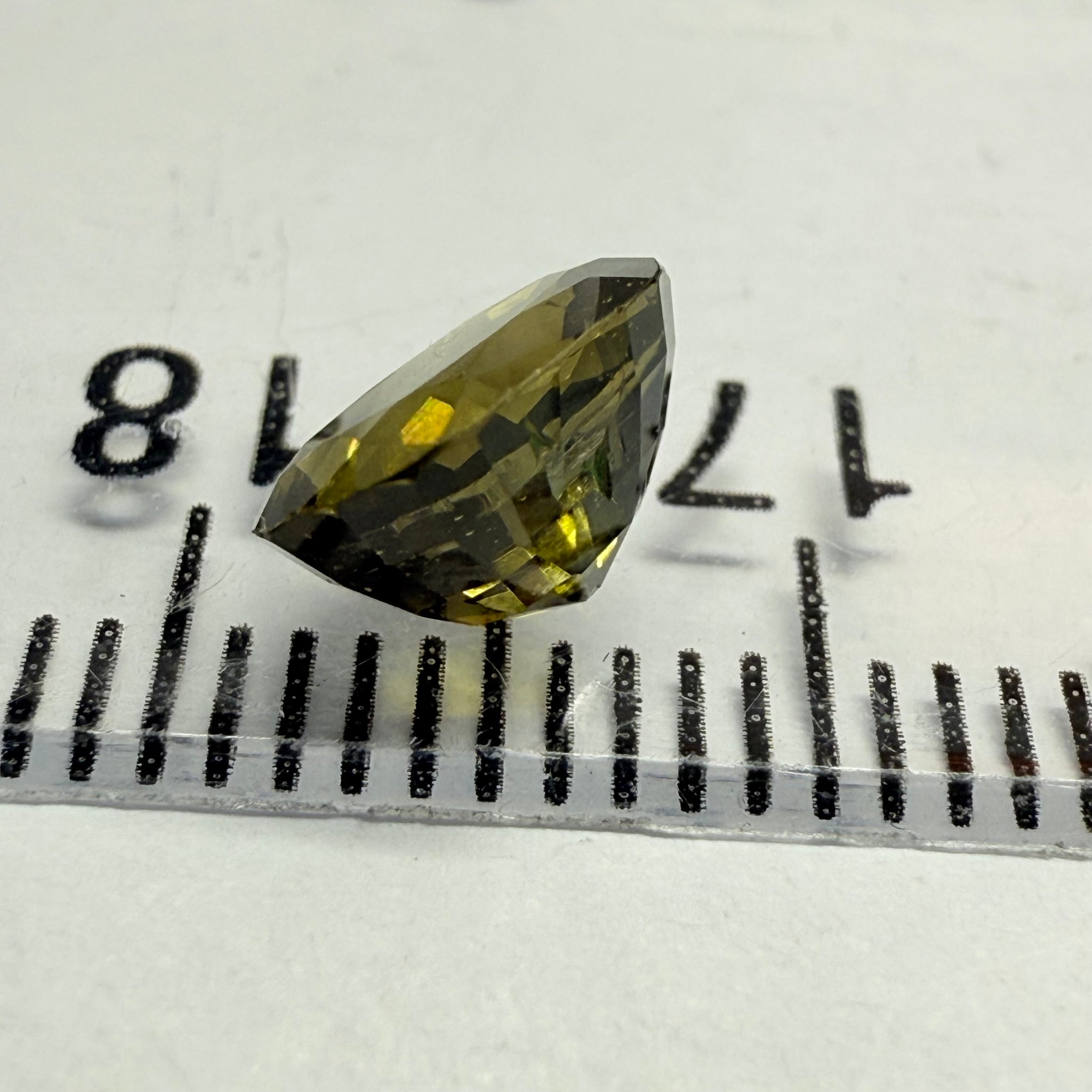 Chrome Tourmaline, 1.35ct, Landanai, Tanzania, Untreated Unheated, native cut, but if you can use price reflects