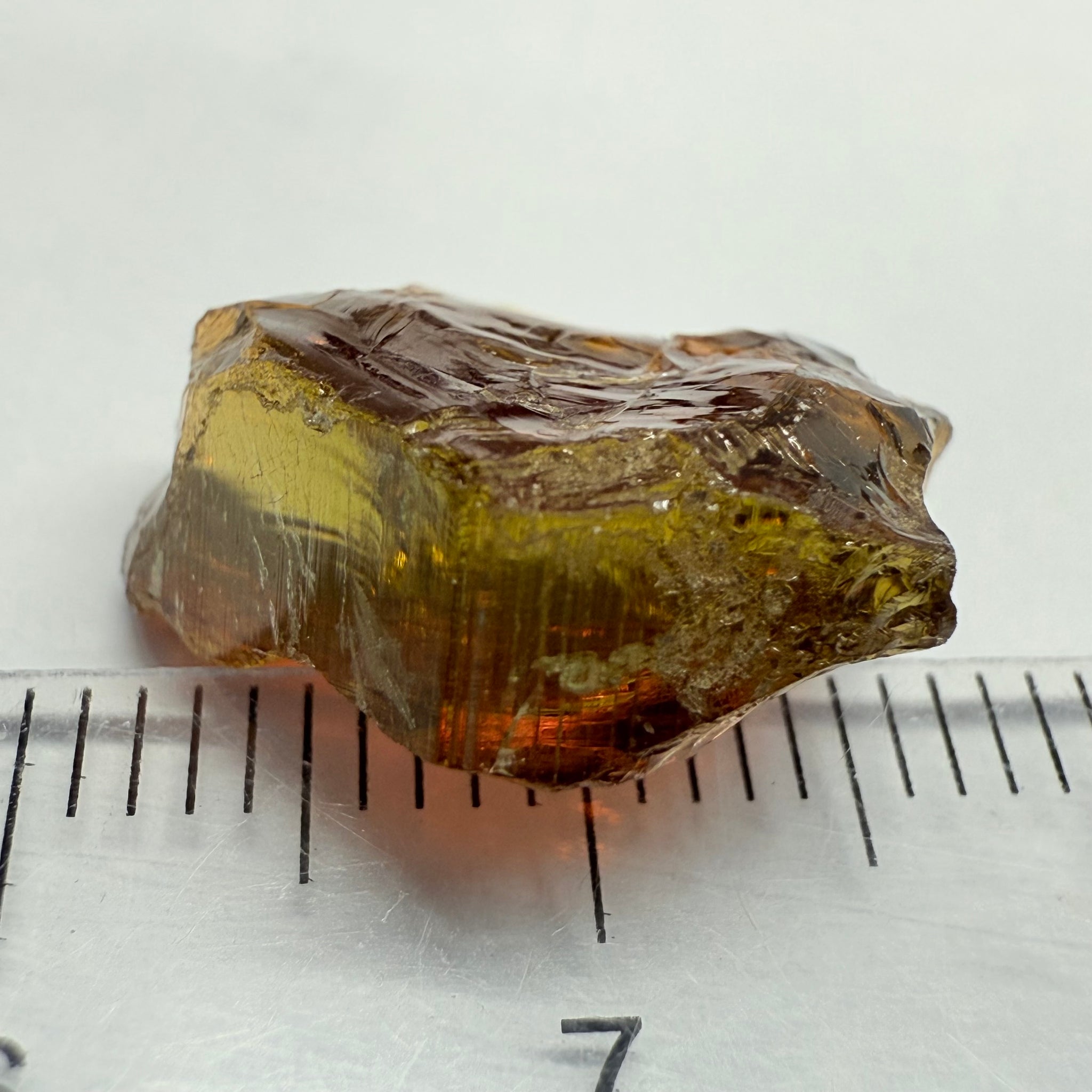 Tourmaline, 8.83ct, Morogoro, Tanzania, Untreated Unheated, vvs-if, flat shape, good for setting as is in jewellery