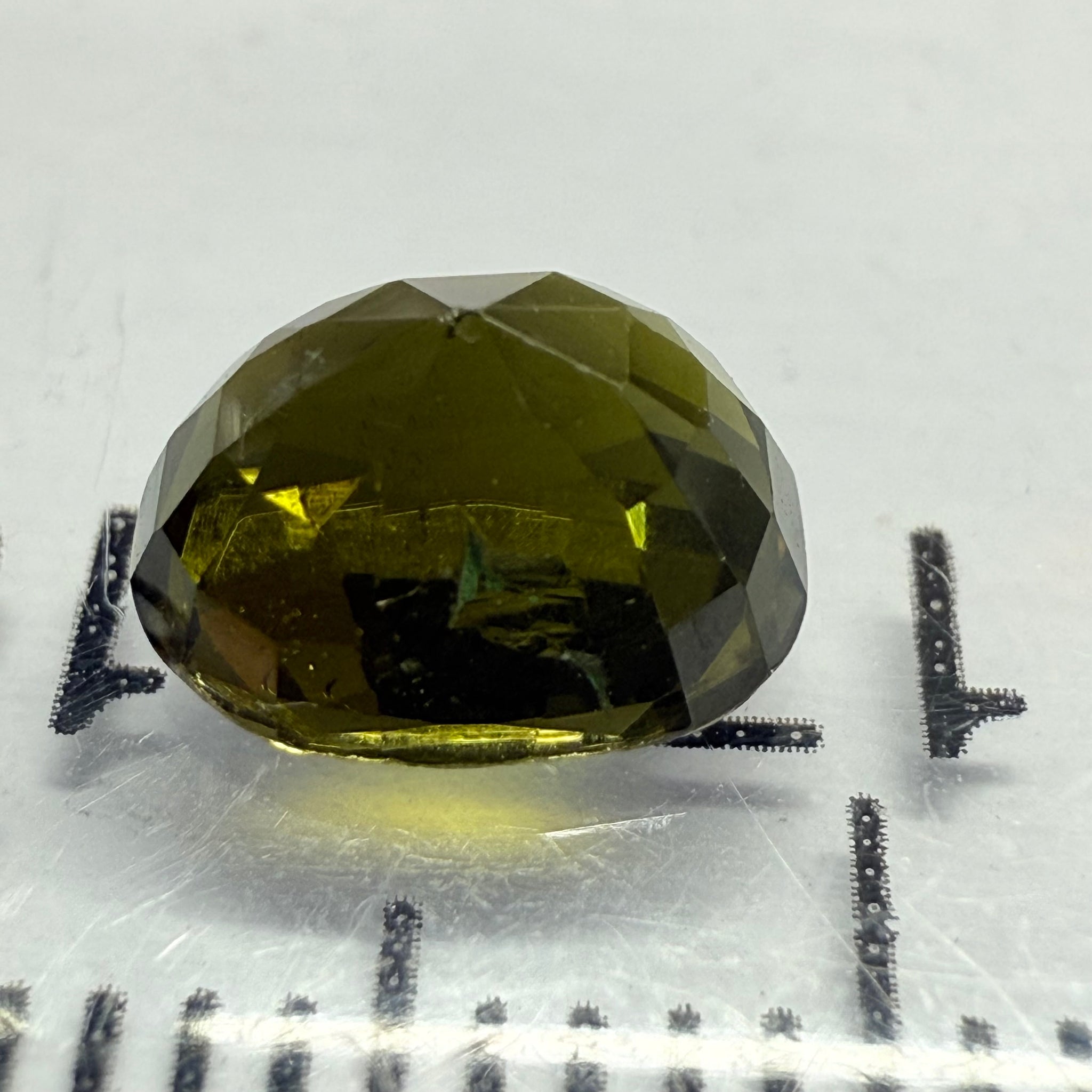 Chrome Tourmaline, 1.35ct, Landanai, Tanzania, Untreated Unheated, native cut, but if you can use price reflects