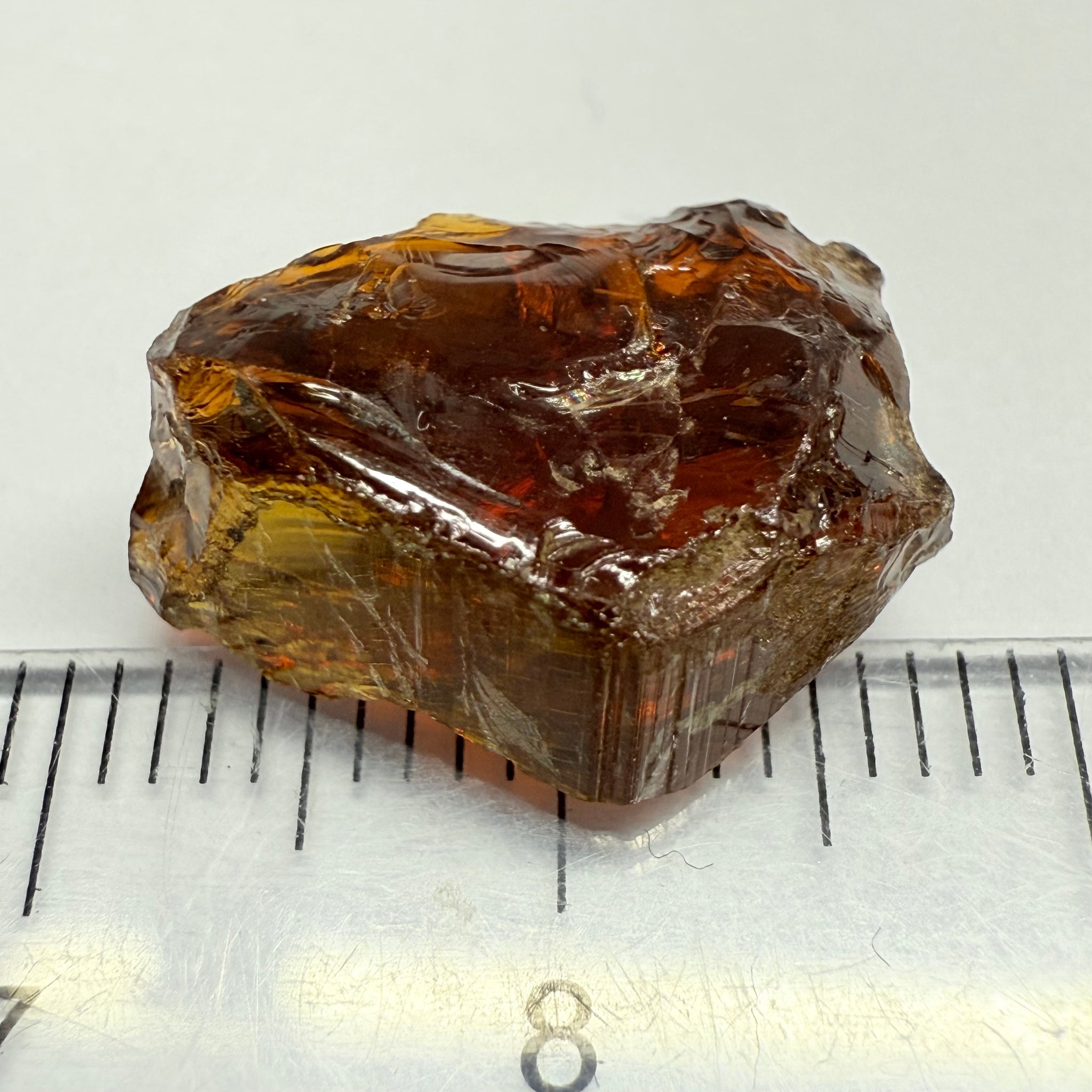 Tourmaline, 8.83ct, Morogoro, Tanzania, Untreated Unheated, vvs-if, flat shape, good for setting as is in jewellery