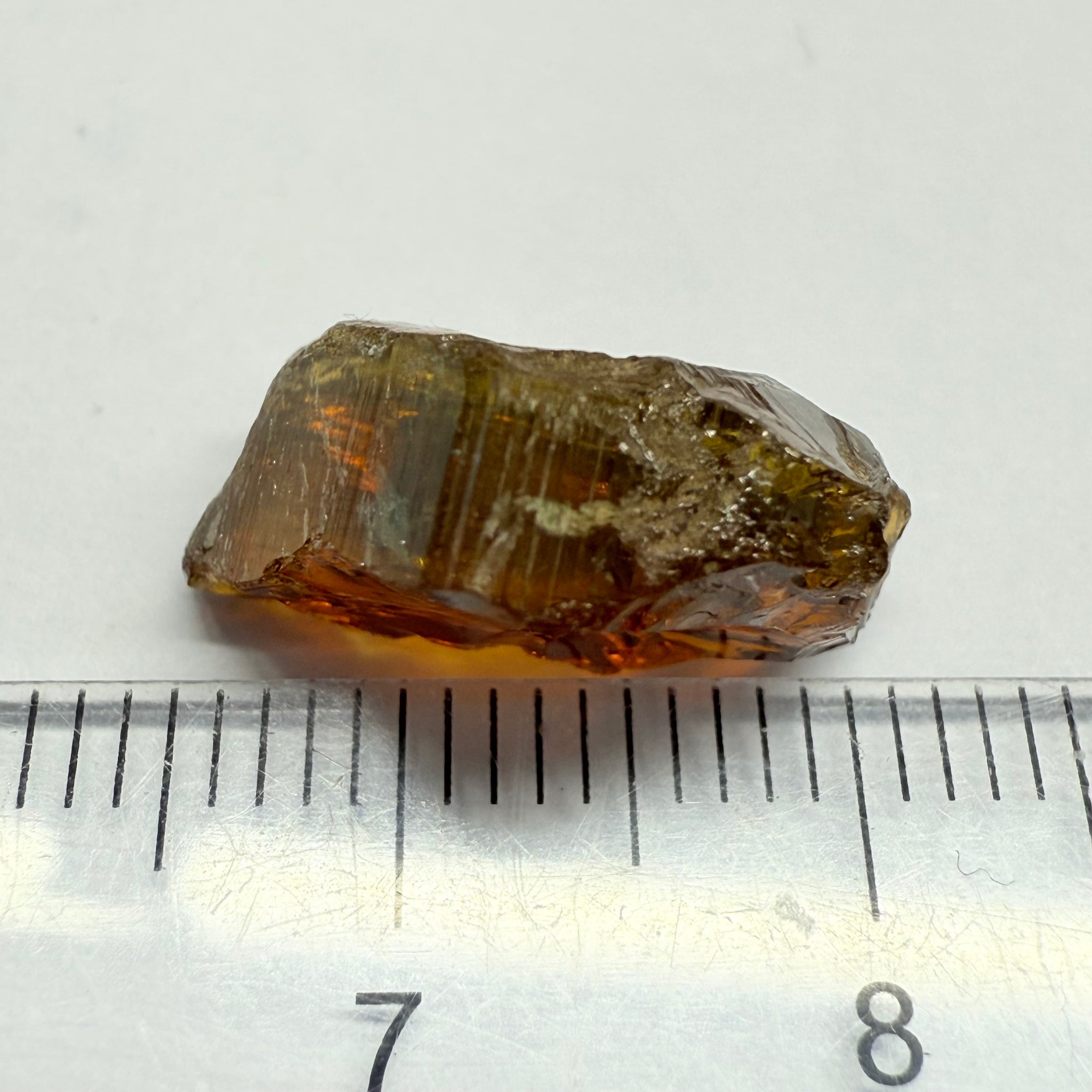 Tourmaline, 8.83ct, Morogoro, Tanzania, Untreated Unheated, vvs-if, flat shape, good for setting as is in jewellery