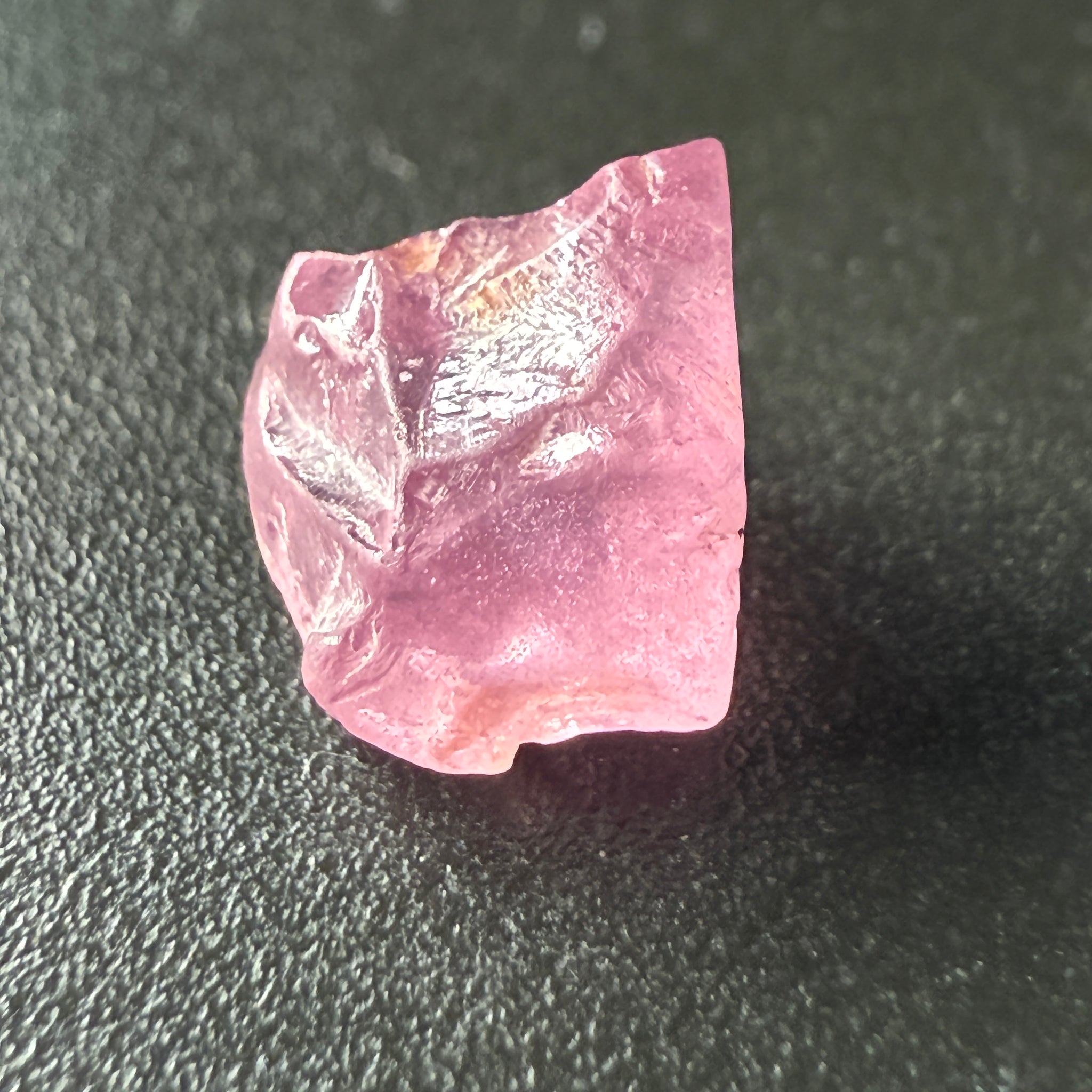 Pink Spinel, Sleepy Baby Pink Colour, 2.71ct, Tanzania, Untreated Unheated, silk giving a milky effect. Very slight crack right on the outside of the stone