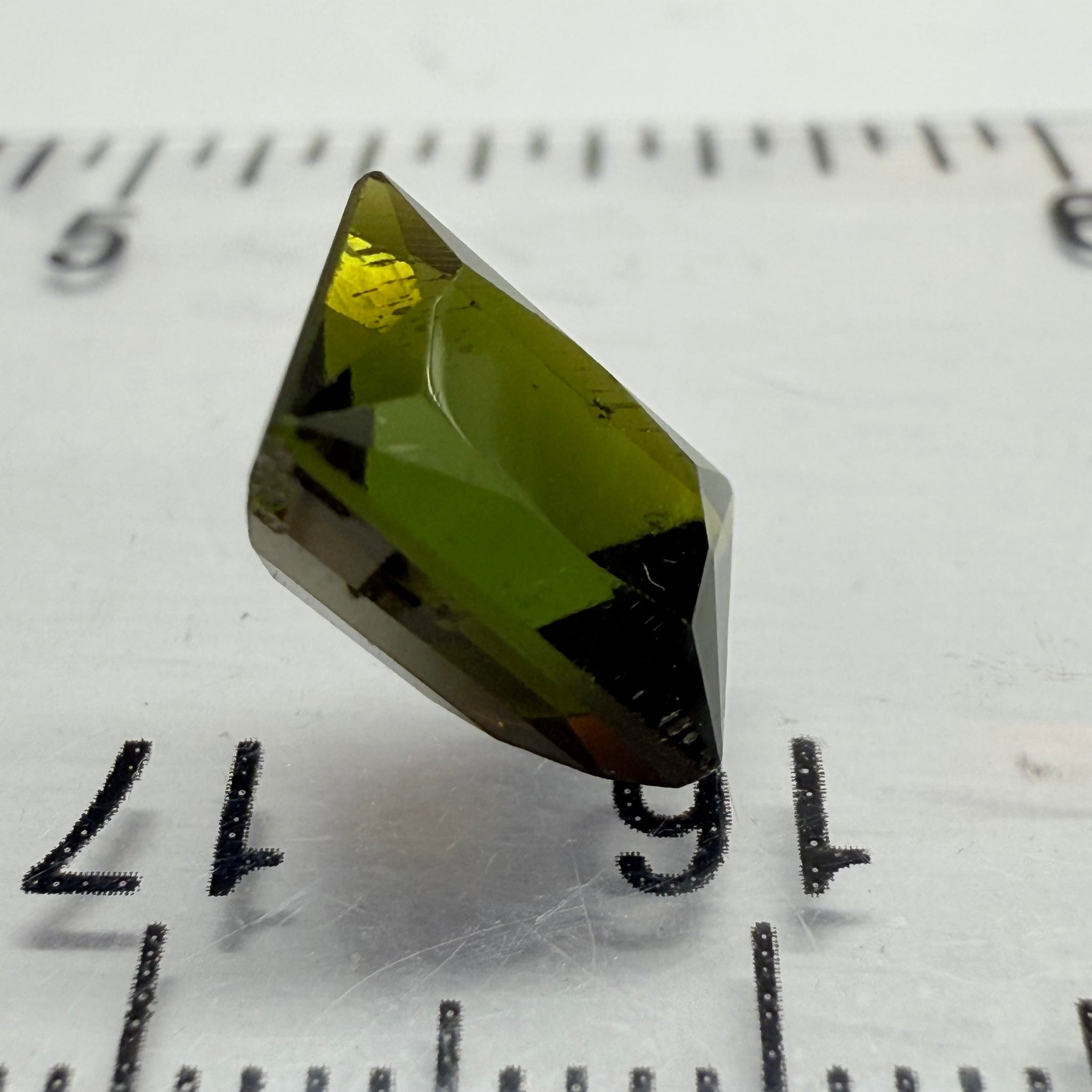 Chrome Tourmaline, 3.38ct, Landanai, Tanzania, Untreated Unheated, native cut, but if you can use price reflects