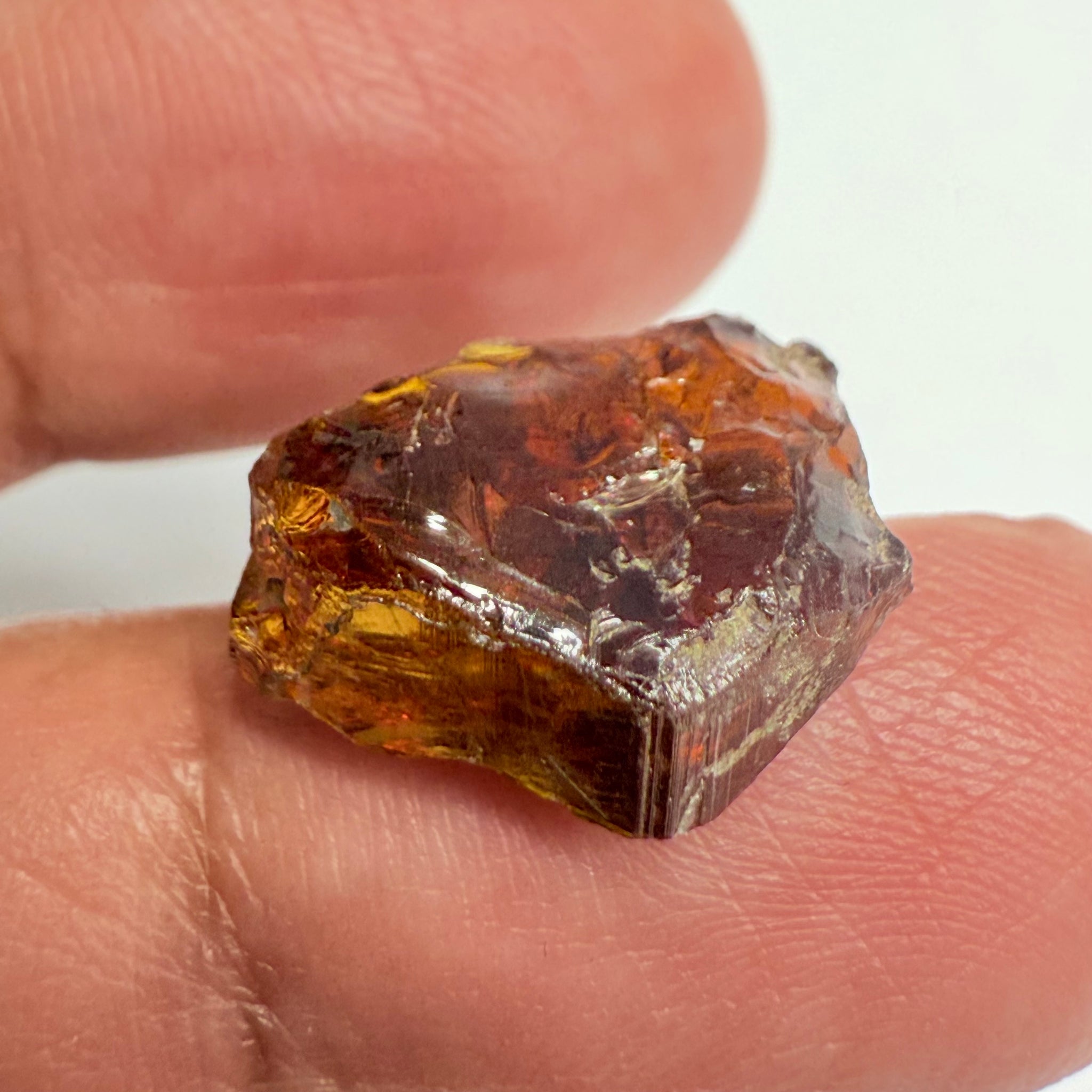 Tourmaline, 8.83ct, Morogoro, Tanzania, Untreated Unheated, vvs-if, flat shape, good for setting as is in jewellery