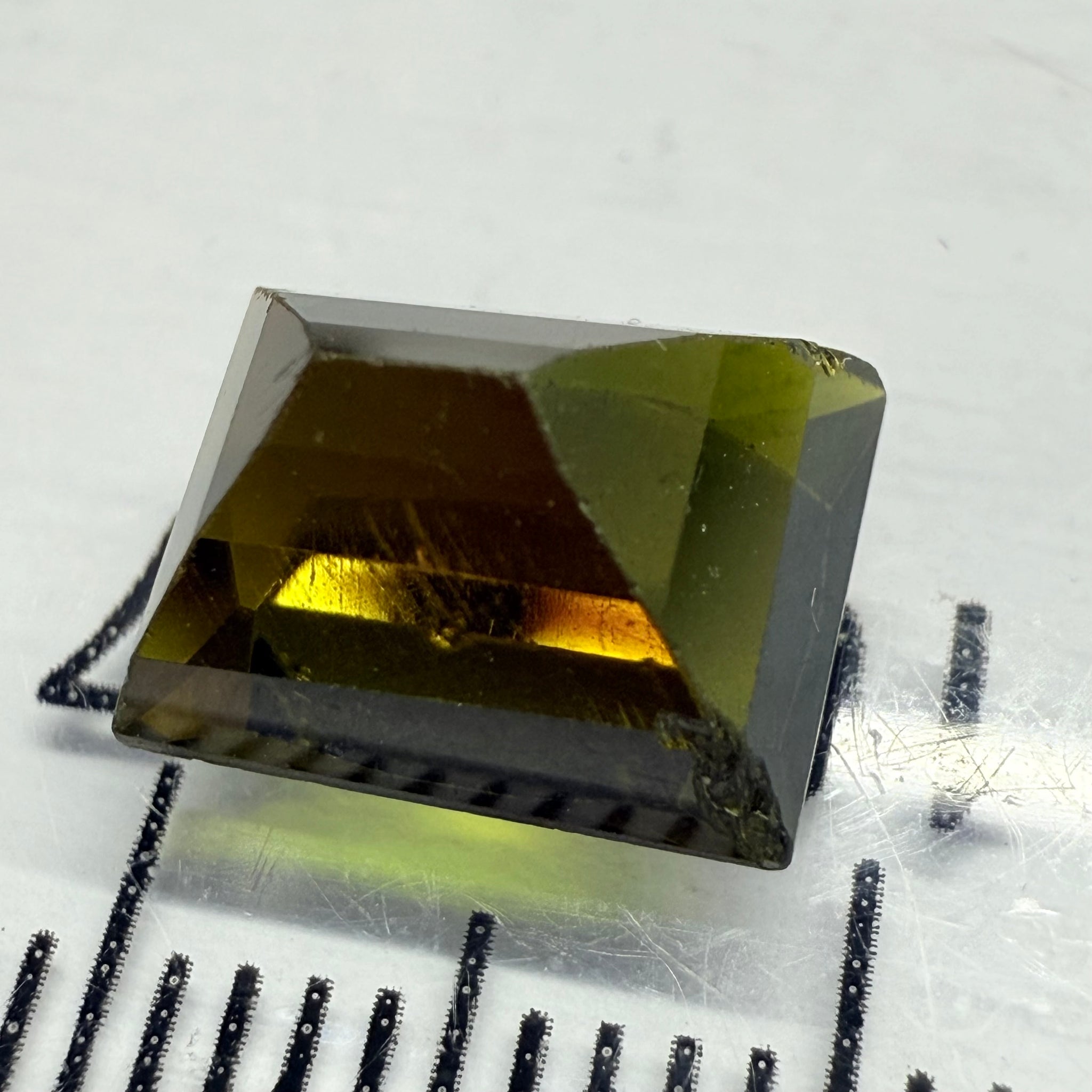 Chrome Tourmaline, 3.38ct, Landanai, Tanzania, Untreated Unheated, native cut, but if you can use price reflects