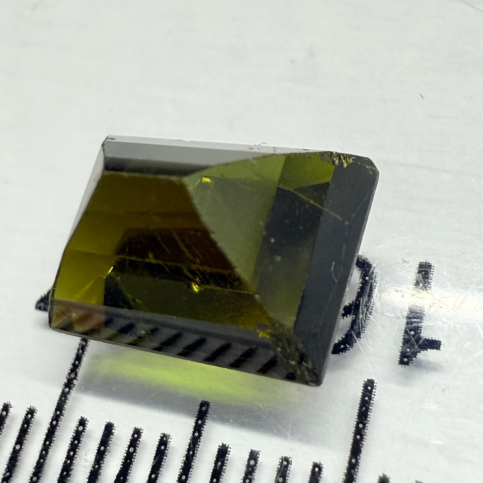 Chrome Tourmaline, 3.38ct, Landanai, Tanzania, Untreated Unheated, native cut, but if you can use price reflects