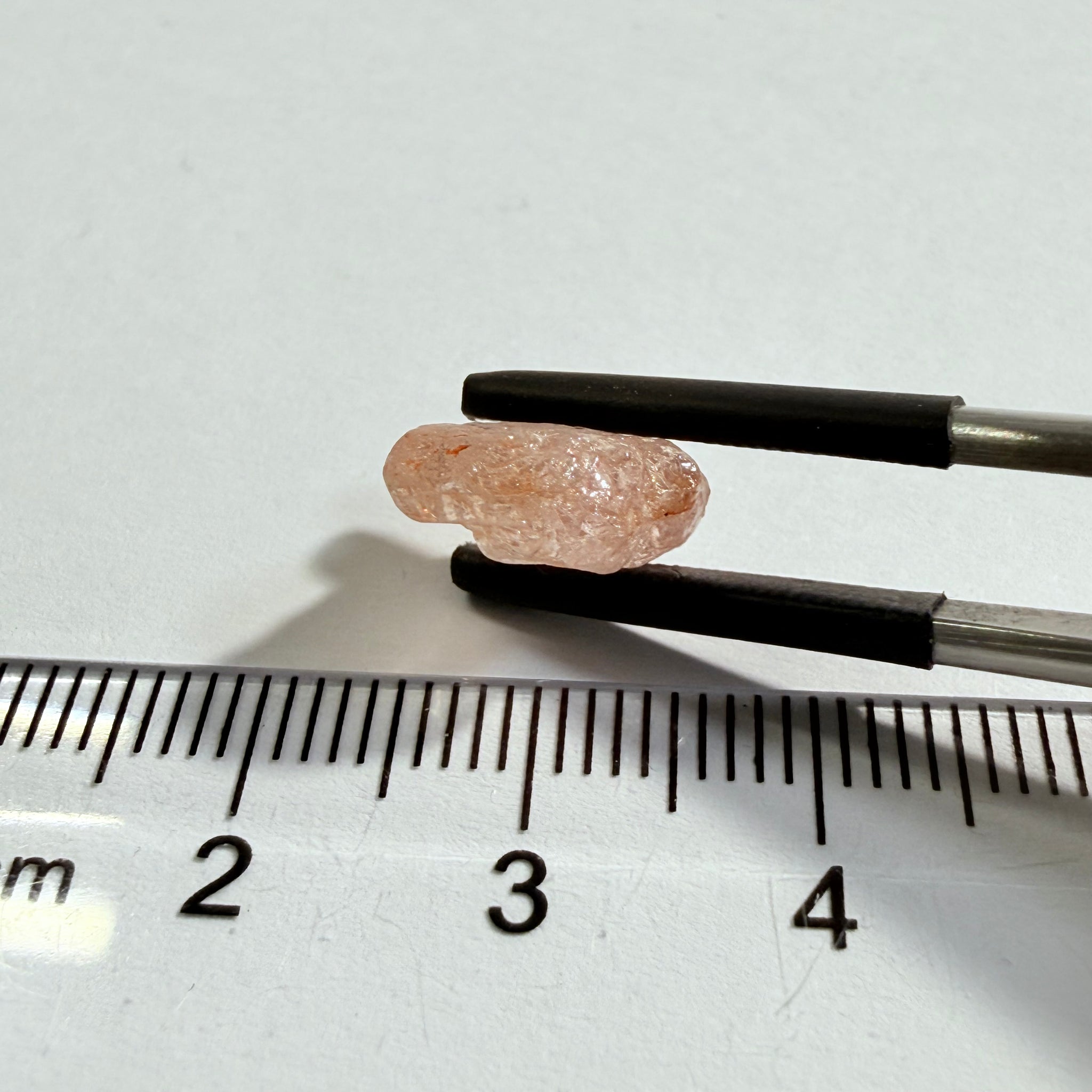Umba Sapphire, 5.99ct, Umba Valley, Tanzania, Untreated Unheated. Slightly included (tiny scattered white spots) Flattish stone with a challenging shape, you can cut a portrait or tablet cut