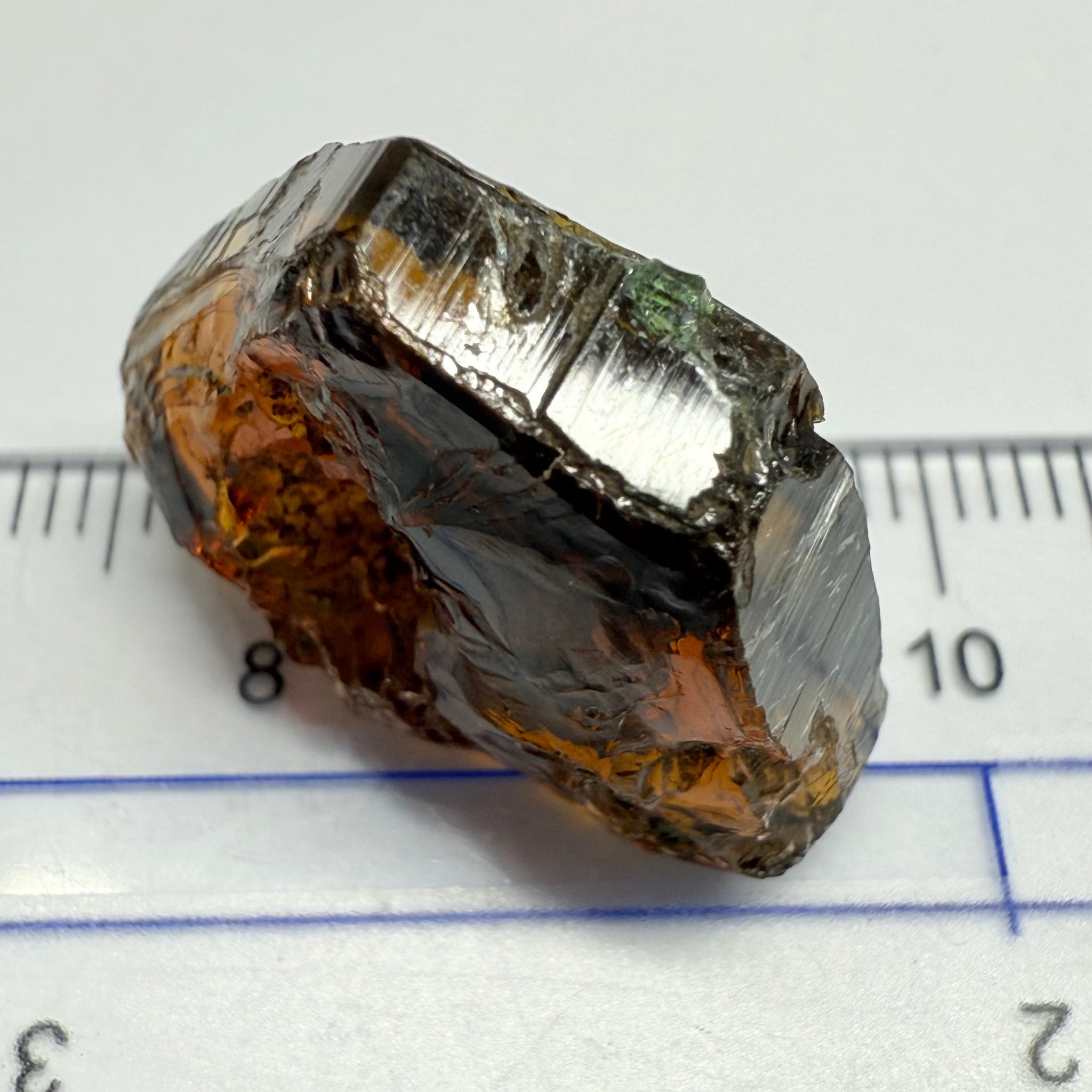 Tourmaline, 26.07ct, Morogoro, Tanzania, Untreated Unheated, vvs-if with some cracks on the outside skin, flat shape, good for setting as is in jewellery