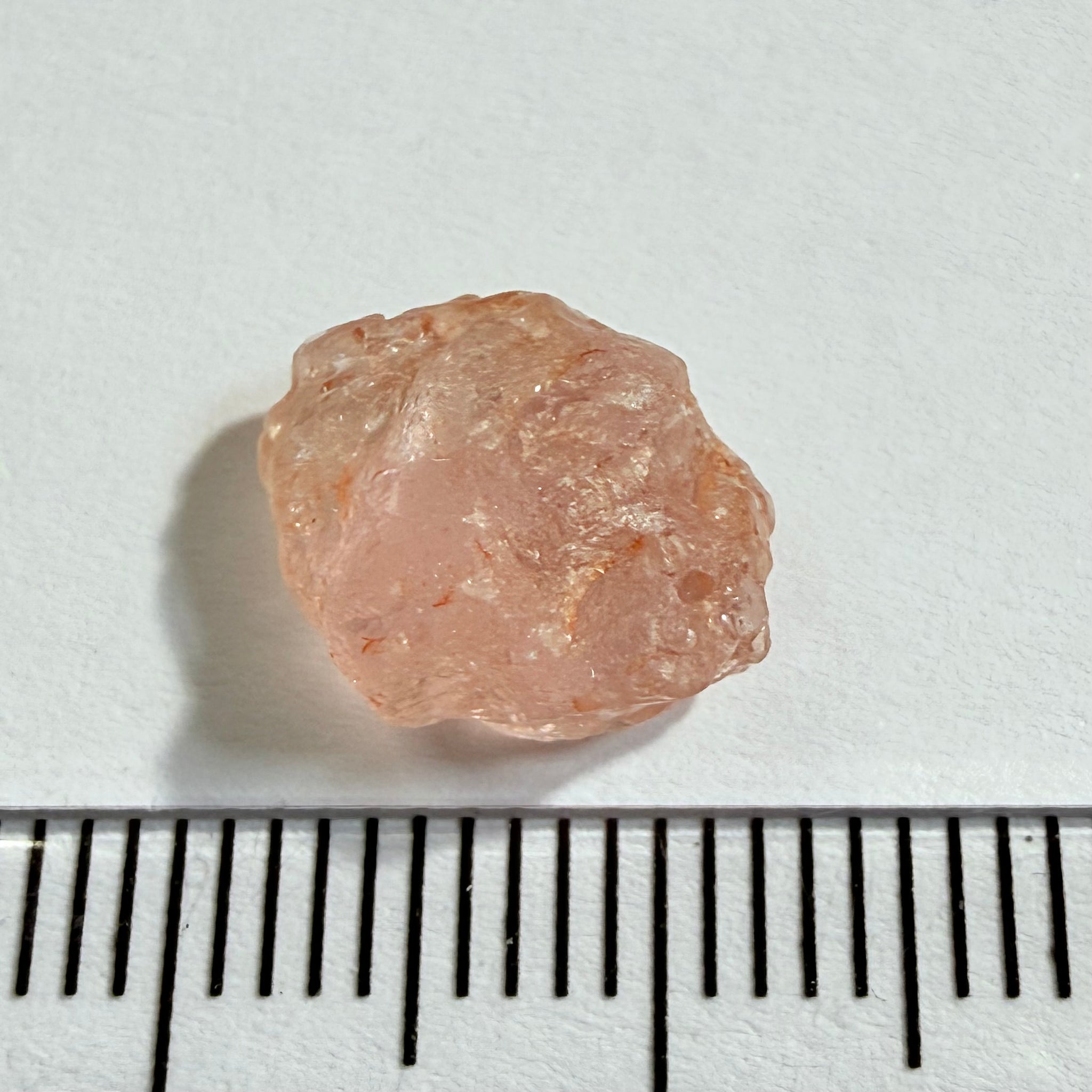 Umba Sapphire, 5.99ct, Umba Valley, Tanzania, Untreated Unheated. Slightly included (tiny scattered white spots) Flattish stone with a challenging shape, you can cut a portrait or tablet cut