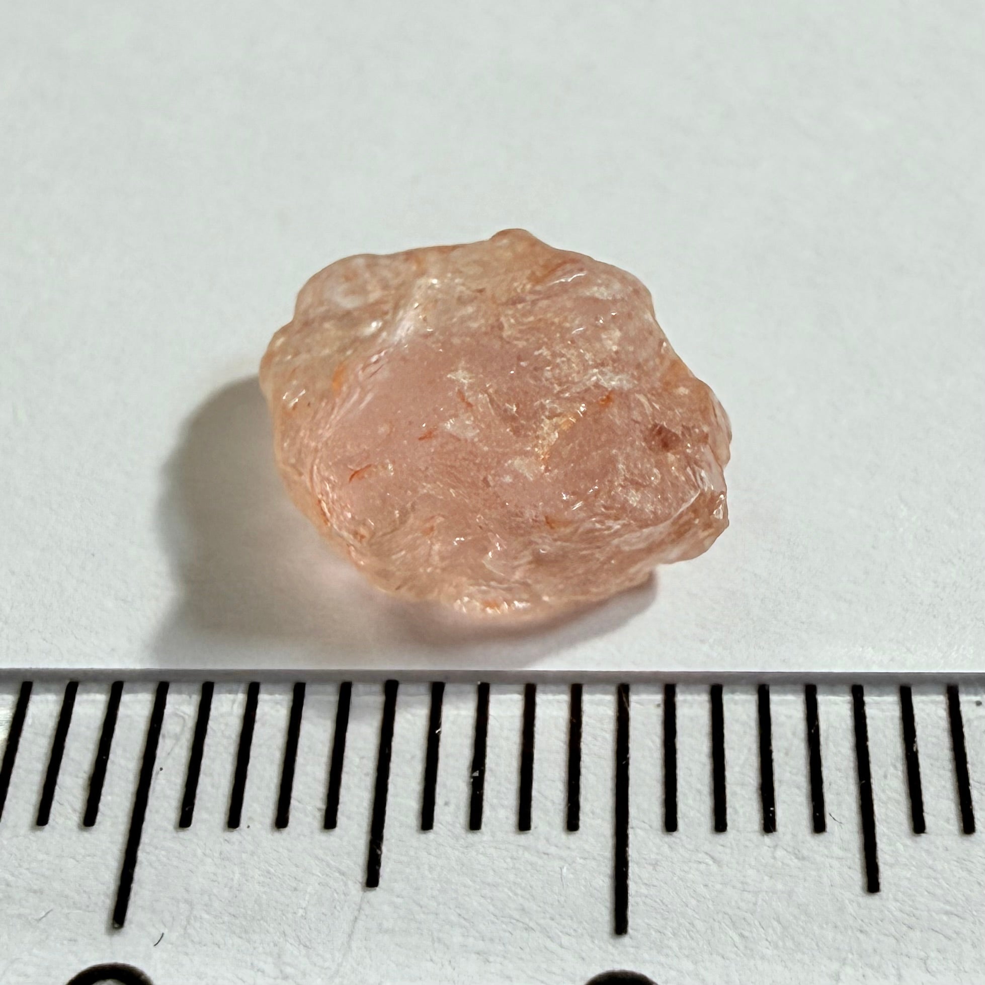 Umba Sapphire, 5.99ct, Umba Valley, Tanzania, Untreated Unheated. Slightly included (tiny scattered white spots) Flattish stone with a challenging shape, you can cut a portrait or tablet cut