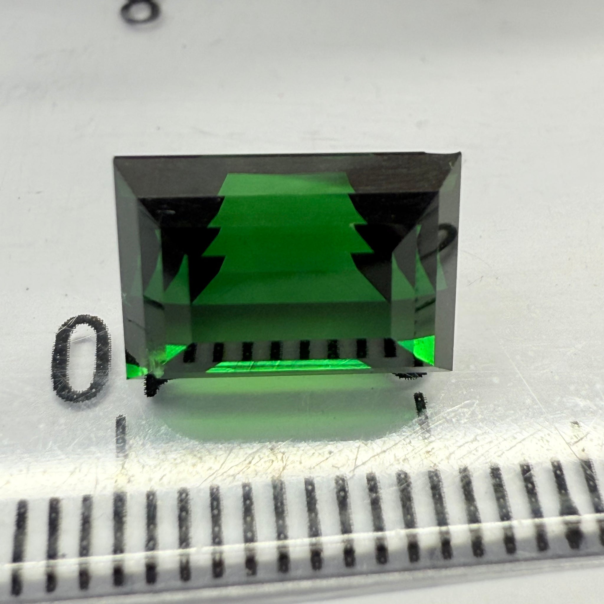 Chrome Tourmaline, 4.79ct, Landanai, Tanzania, Untreated Unheated, very very rare, from the legendary Landanai mines that produce the worlds finest Chrome Tourmalines, 10.60 x 7.40  x 6.70mm