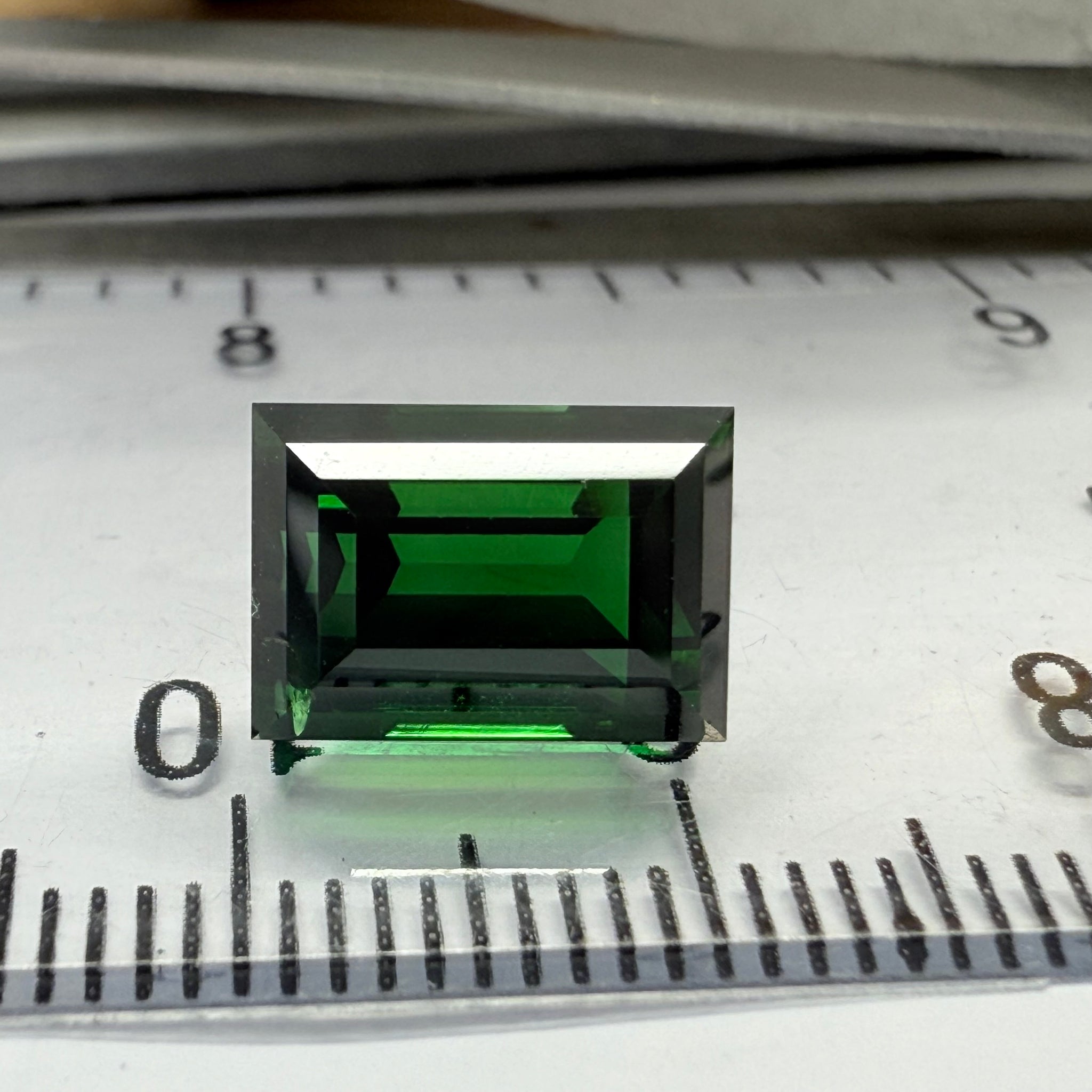 Chrome Tourmaline, 4.79ct, Landanai, Tanzania, Untreated Unheated, very very rare, from the legendary Landanai mines that produce the worlds finest Chrome Tourmalines, 10.60 x 7.40  x 6.70mm