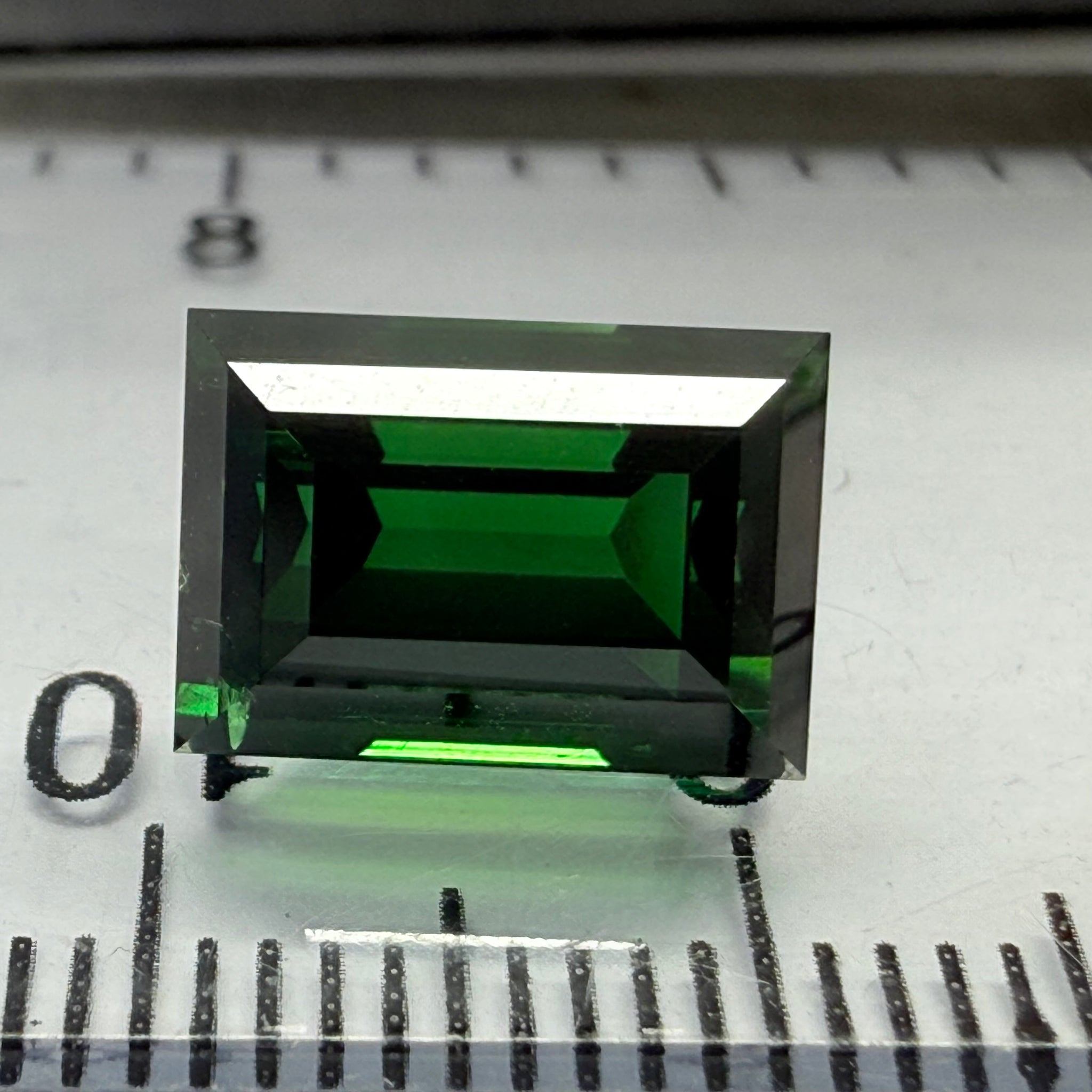 Chrome Tourmaline, 4.79ct, Landanai, Tanzania, Untreated Unheated, very very rare, from the legendary Landanai mines that produce the worlds finest Chrome Tourmalines, 10.60 x 7.40  x 6.70mm