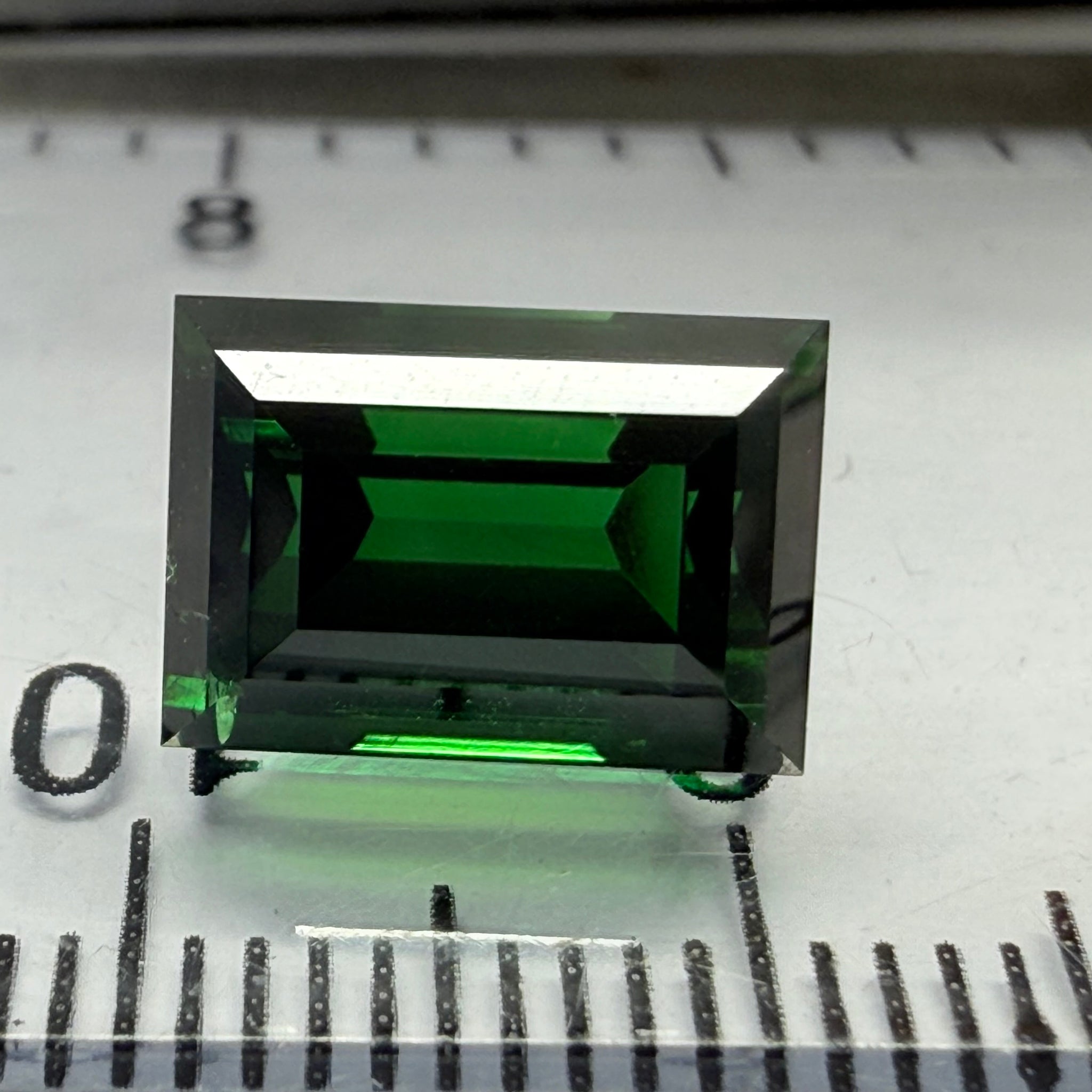 Chrome Tourmaline, 4.79ct, Landanai, Tanzania, Untreated Unheated, very very rare, from the legendary Landanai mines that produce the worlds finest Chrome Tourmalines, 10.60 x 7.40  x 6.70mm