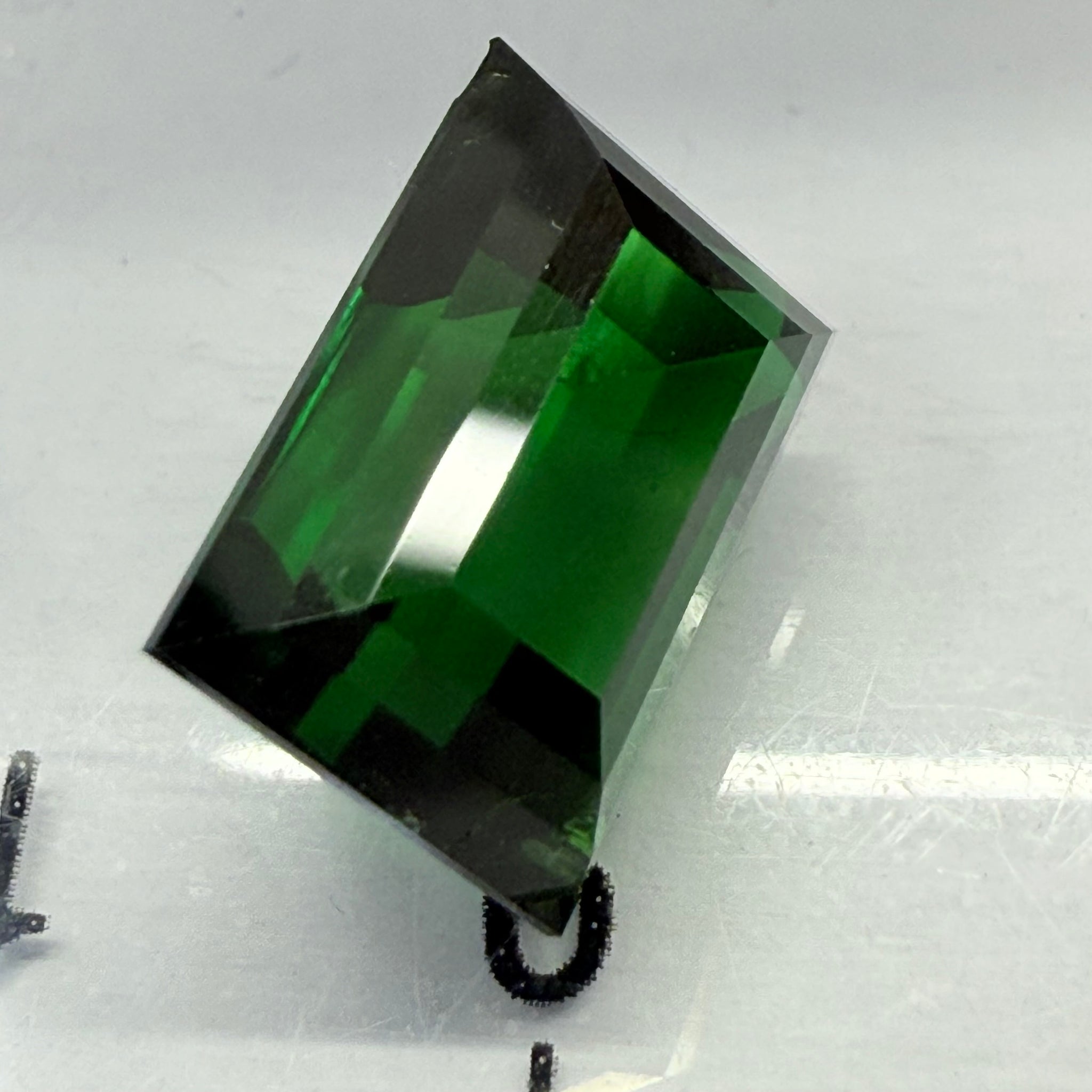 Chrome Tourmaline, 4.79ct, Landanai, Tanzania, Untreated Unheated, very very rare, from the legendary Landanai mines that produce the worlds finest Chrome Tourmalines, 10.60 x 7.40  x 6.70mm
