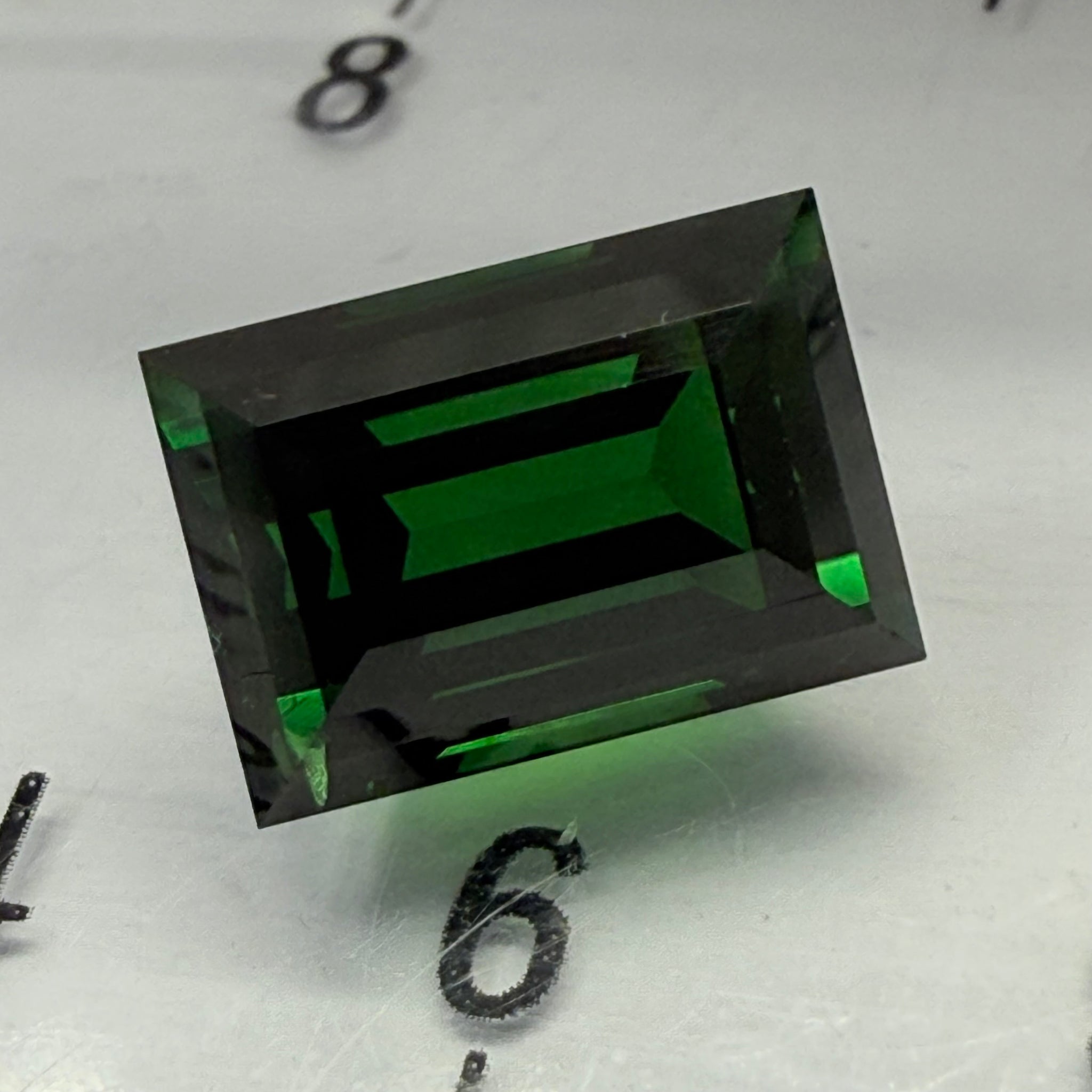 Chrome Tourmaline, 4.79ct, Landanai, Tanzania, Untreated Unheated, very very rare, from the legendary Landanai mines that produce the worlds finest Chrome Tourmalines, 10.60 x 7.40  x 6.70mm