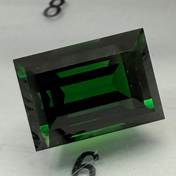 Chrome Tourmaline, 4.79ct, Landanai, Tanzania, Untreated Unheated, very very rare, from the legendary Landanai mines that produce the worlds finest Chrome Tourmalines, 10.60 x 7.40  x 6.70mm