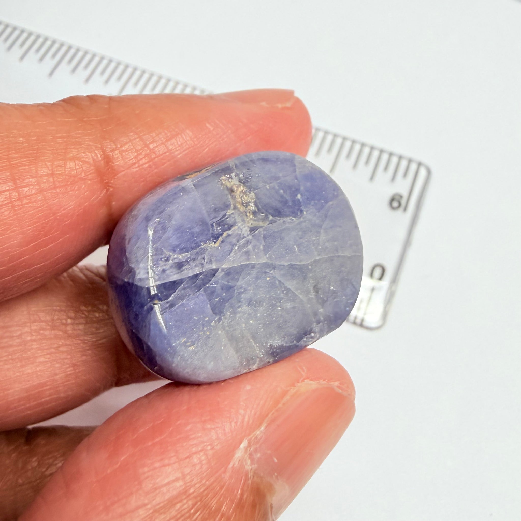 Tanzanite Cabochon, 72.18ct, Merelani, Tanzania, Gently Heated