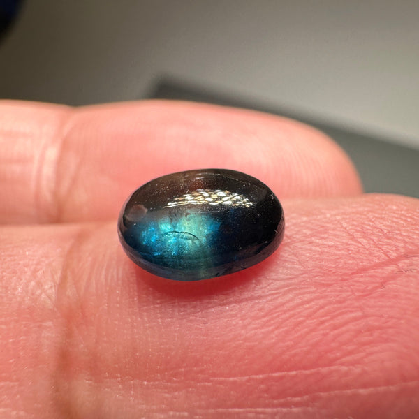 Sapphire Cabochon, 2.39ct, Umba Valley, Tanzania. Untreated Unheated.