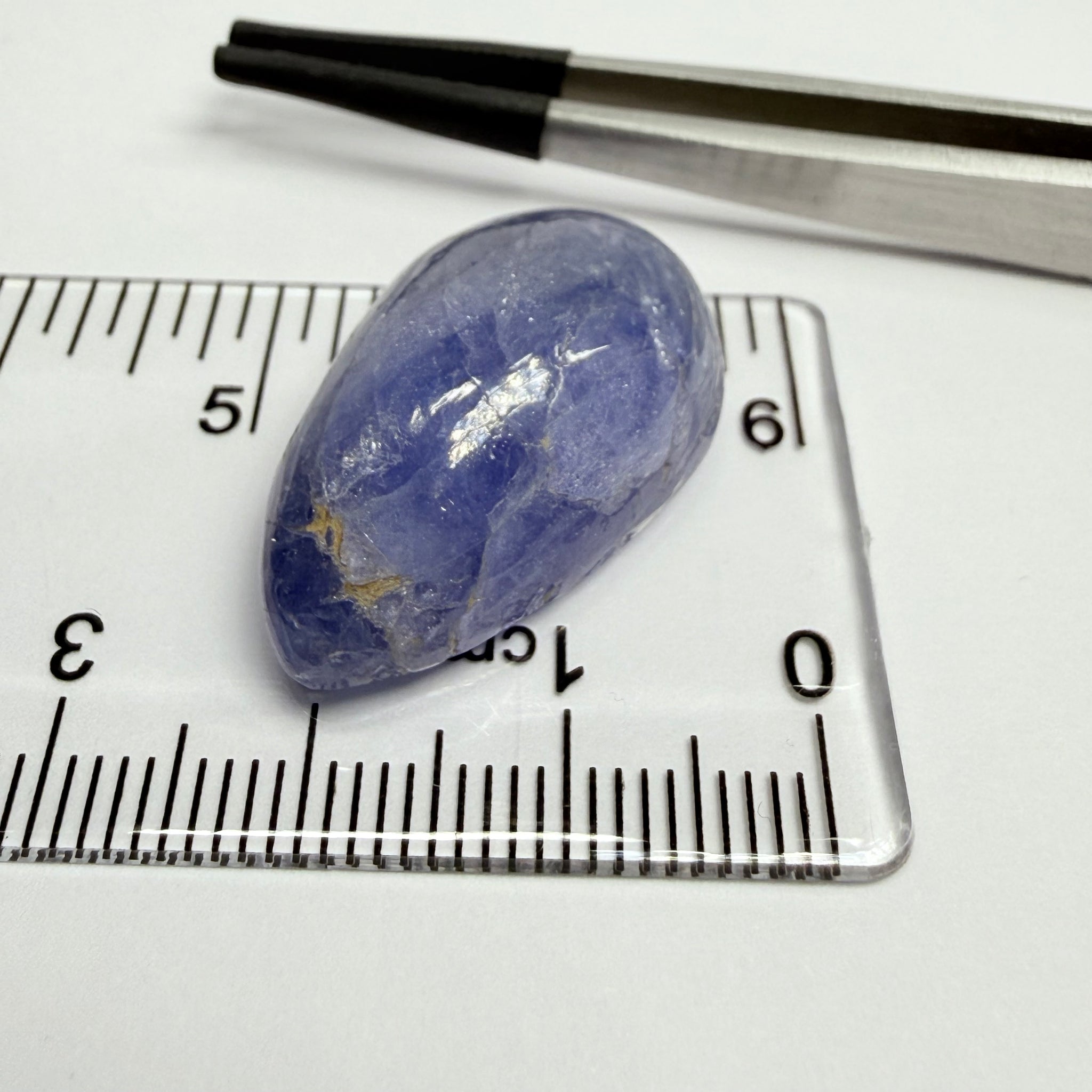 Tanzanite Cabochon, 36.31ct, Merelani, Tanzania, Gently Heated