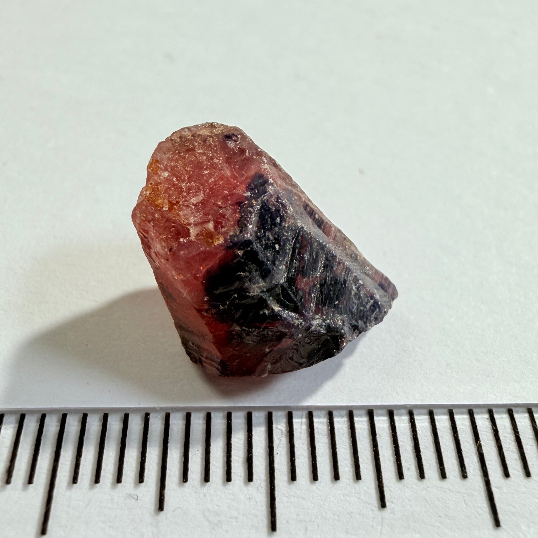 Winza Sapphire Crystal, 10.73ct, Winza, Tanzania, Untreated Unheated, you can cab it, leave as is or set it in jewellery, see backlit pics