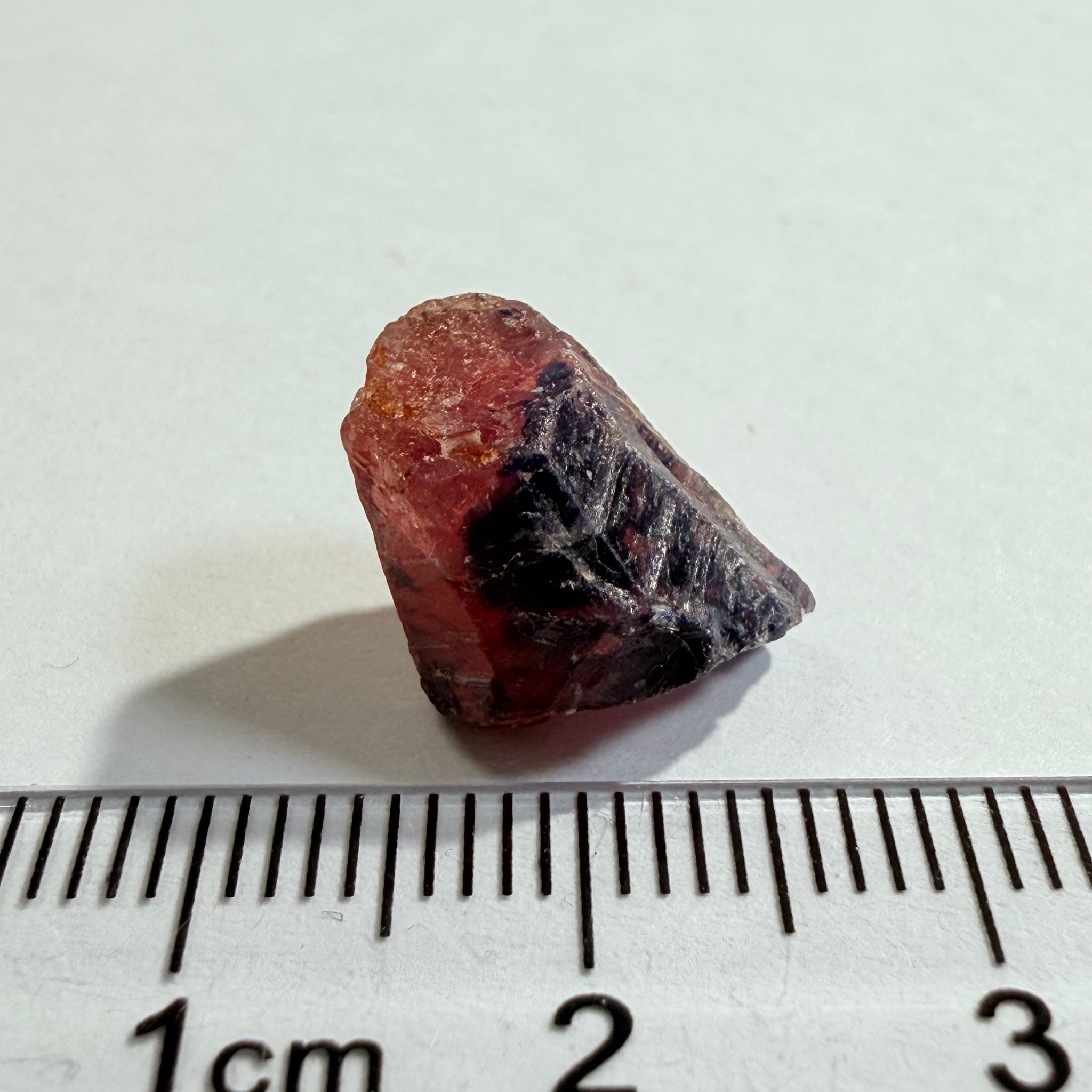Winza Sapphire Crystal, 10.73ct, Winza, Tanzania, Untreated Unheated, you can cab it, leave as is or set it in jewellery, see backlit pics