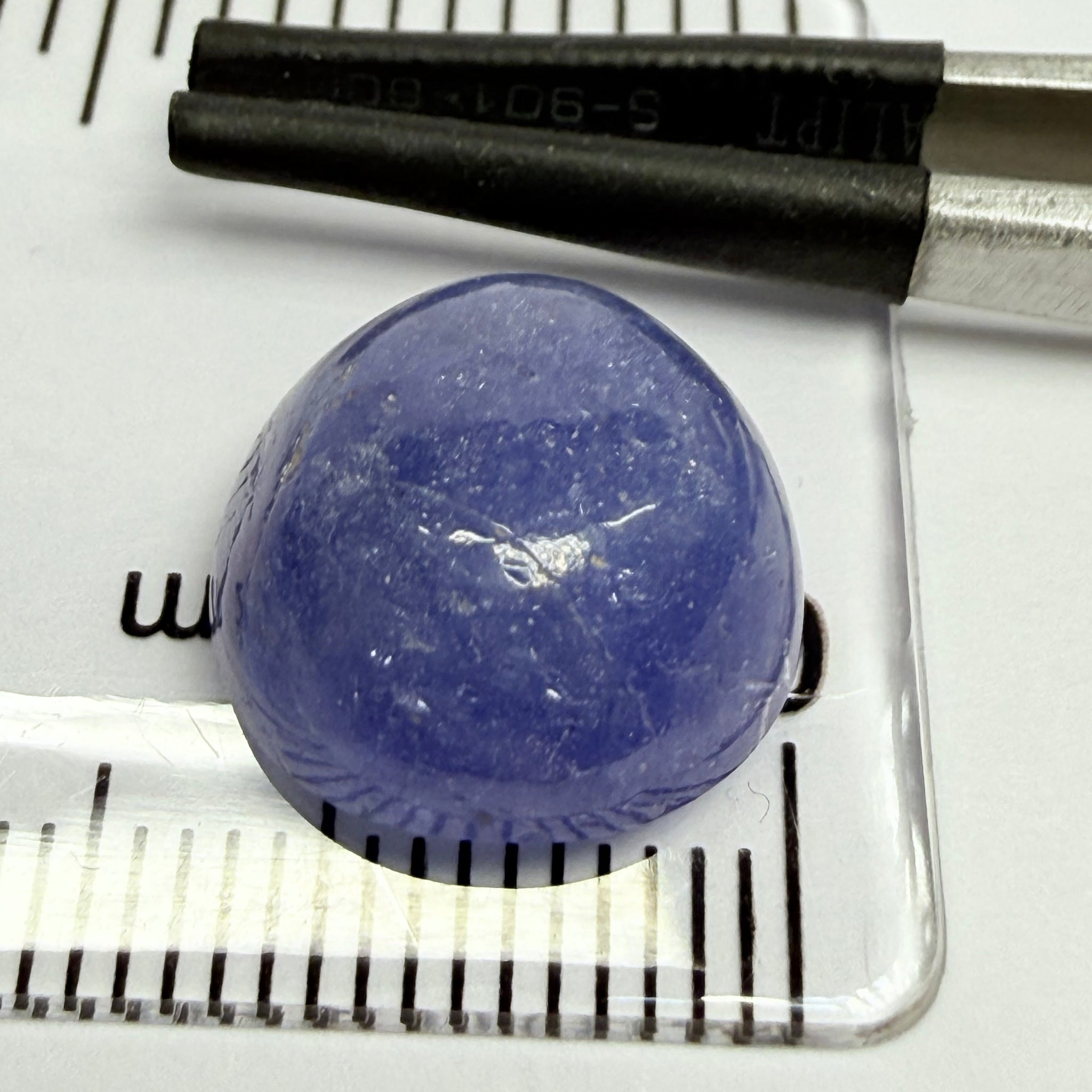 Tanzanite Cabochon, 10.23ct, Merelani, Tanzania, Gently Heated