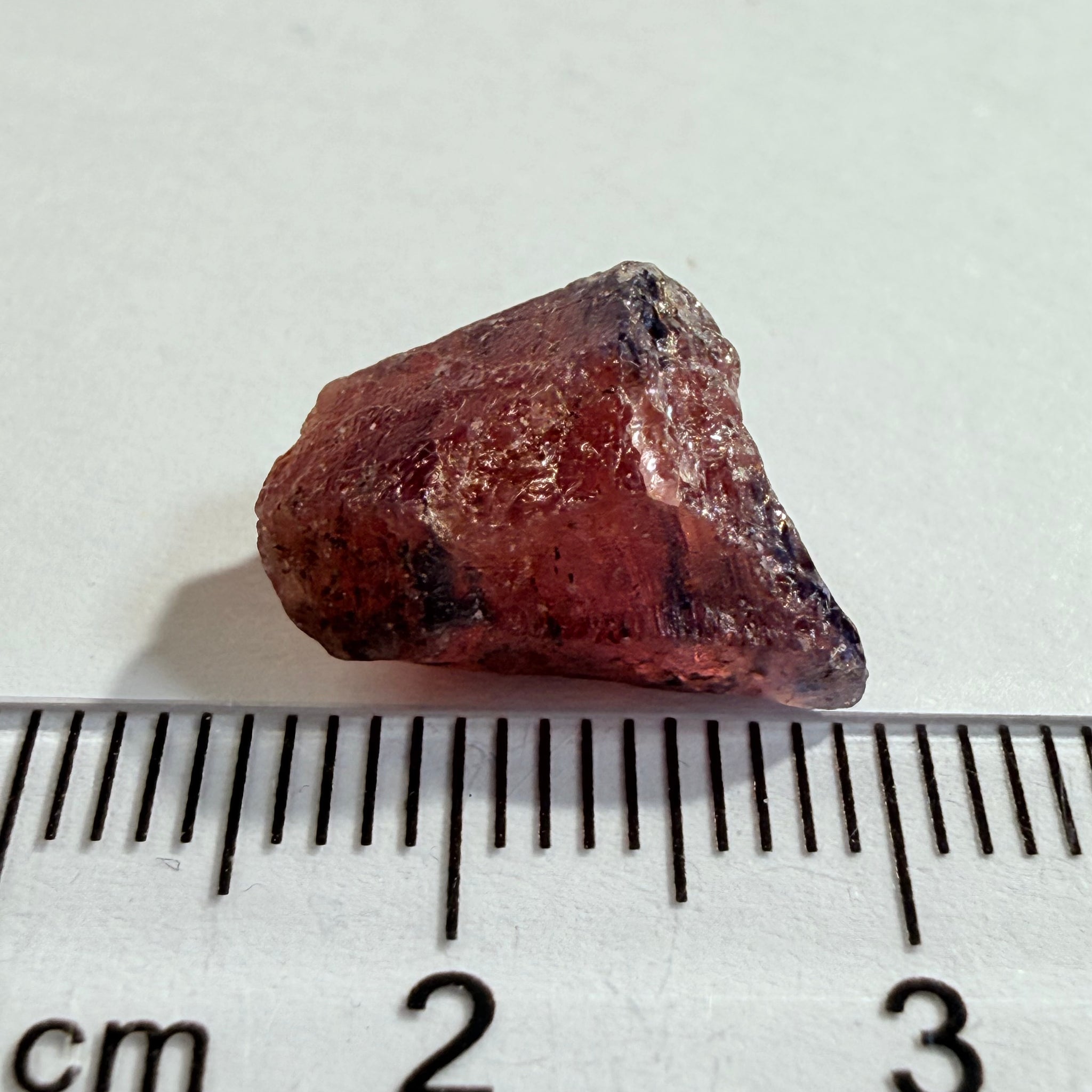 Winza Sapphire Crystal, 10.73ct, Winza, Tanzania, Untreated Unheated, you can cab it, leave as is or set it in jewellery, see backlit pics