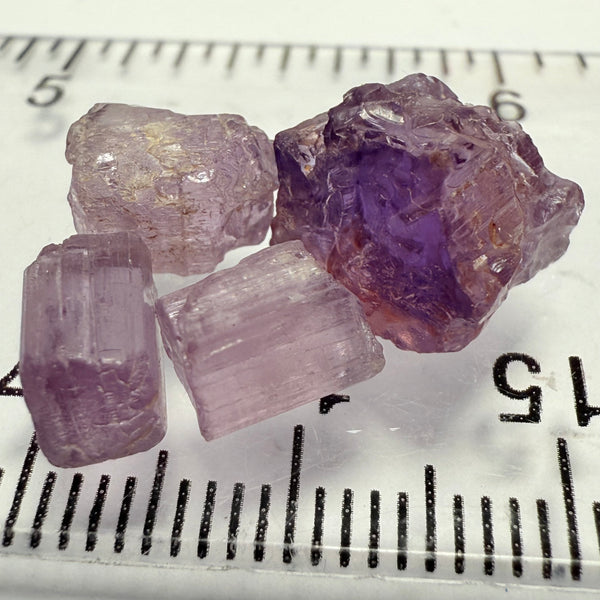 Purple Scapolite Lot, 13.70ct, Tanzania, Untreated Unheated, all included but great for setting in jewellery as is