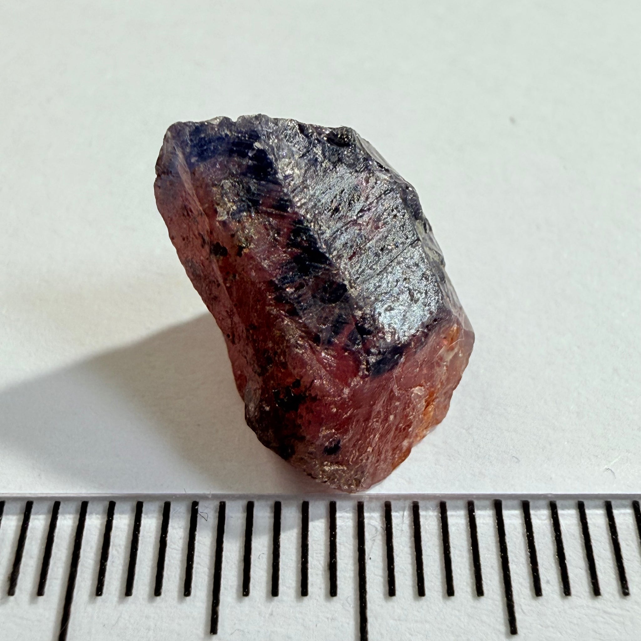 Winza Sapphire Crystal, 10.73ct, Winza, Tanzania, Untreated Unheated, you can cab it, leave as is or set it in jewellery, see backlit pics