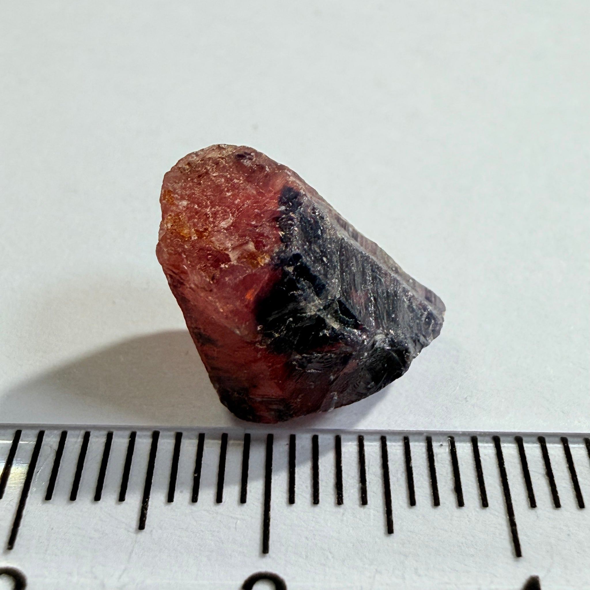 Winza Sapphire Crystal, 10.73ct, Winza, Tanzania, Untreated Unheated, you can cab it, leave as is or set it in jewellery, see backlit pics
