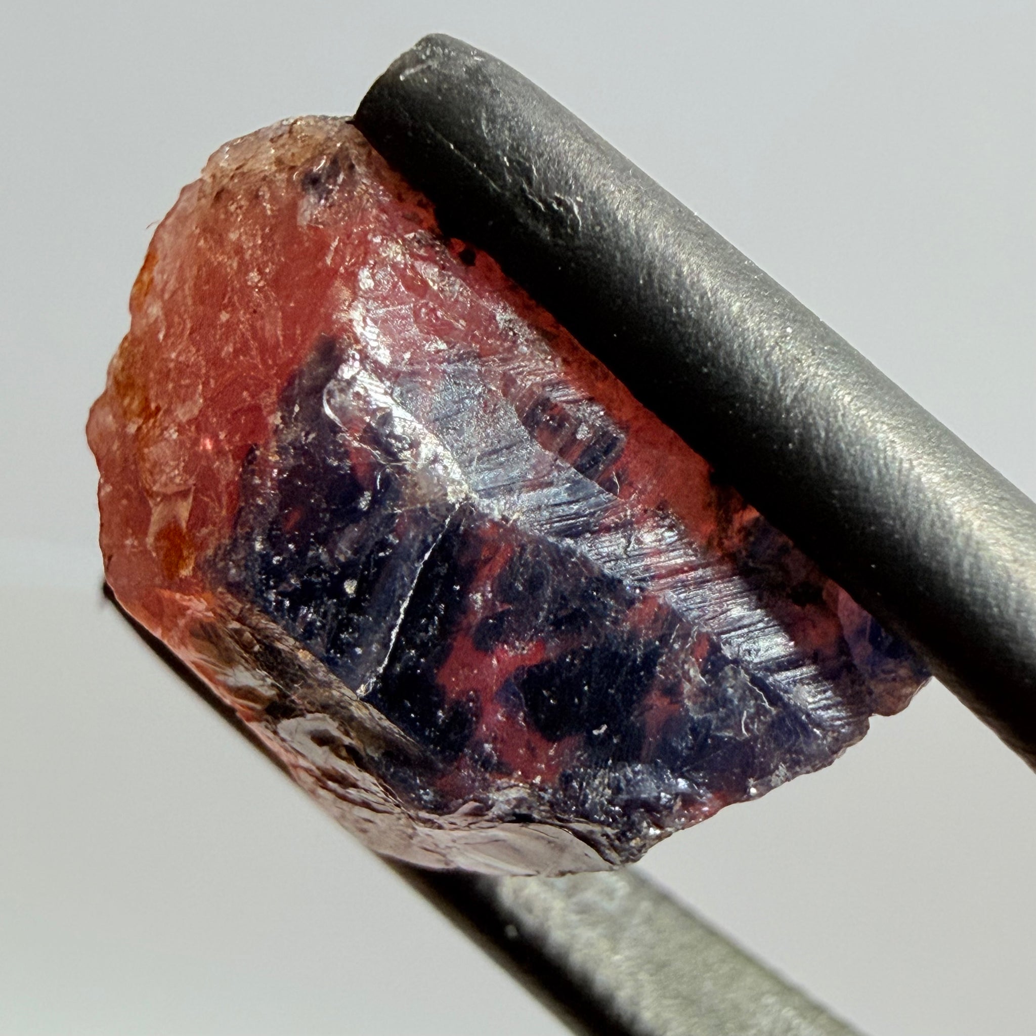 Winza Sapphire Crystal, 10.73ct, Winza, Tanzania, Untreated Unheated, you can cab it, leave as is or set it in jewellery, see backlit pics