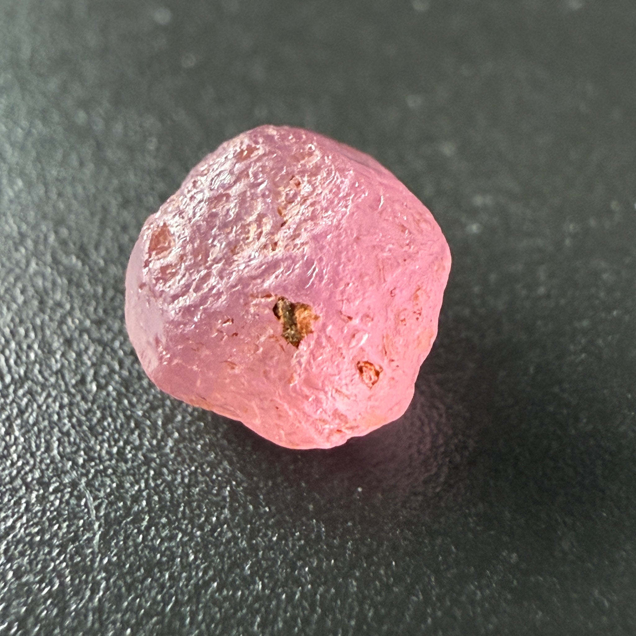 Pink Spinel, Sleepy Baby Pink Colour, 2.11ct, Tanzania, Untreated Unheated, silk giving a milky effect. Tiny white spots, no cracks