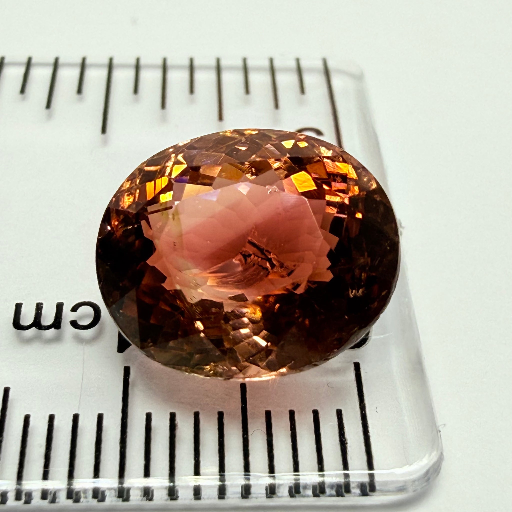 Tourmaline, 6.08ct, DRC, Untreated Unheated, slight chip see next pic we have circled it