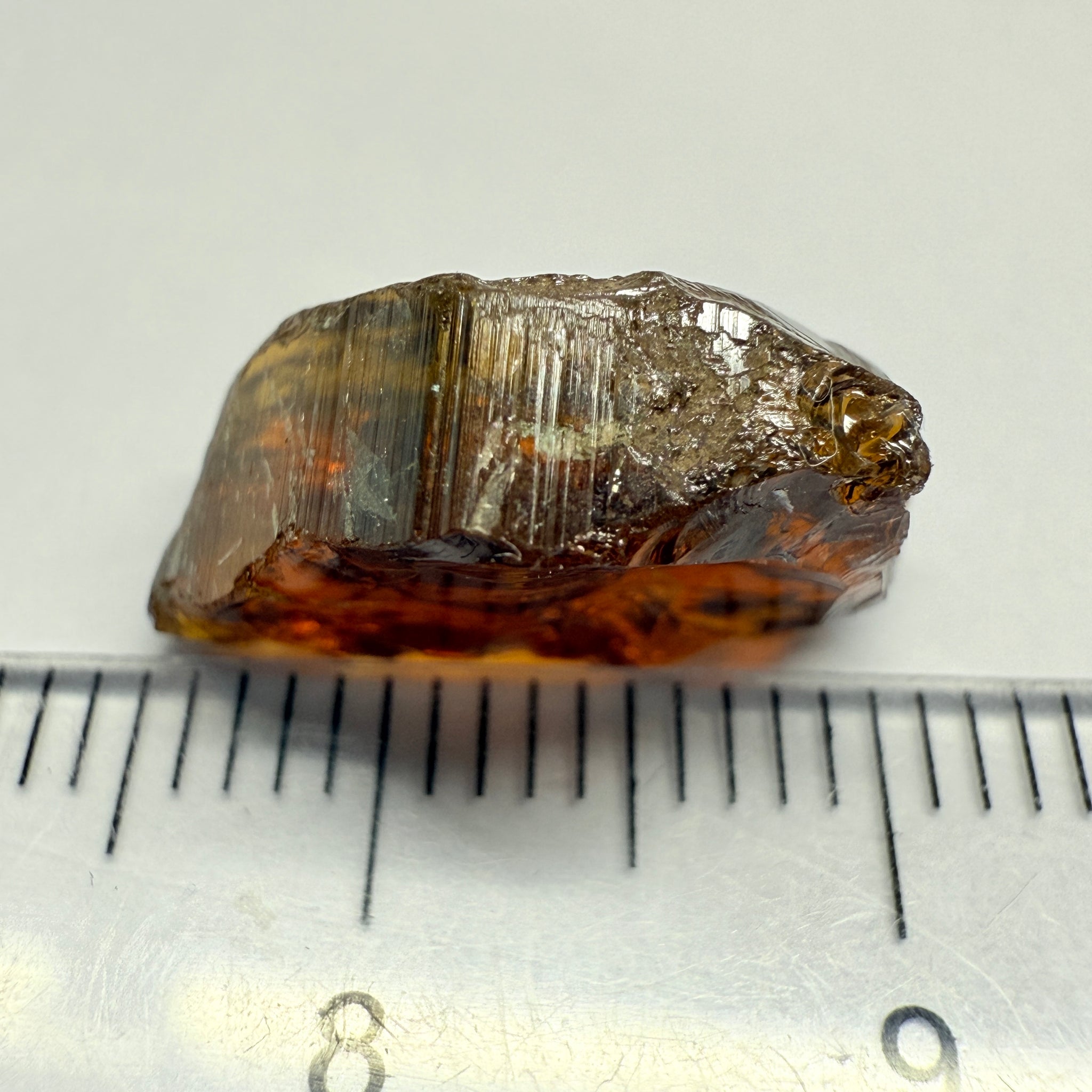 Tourmaline, 8.83ct, Morogoro, Tanzania, Untreated Unheated, vvs-if, flat shape, good for setting as is in jewellery