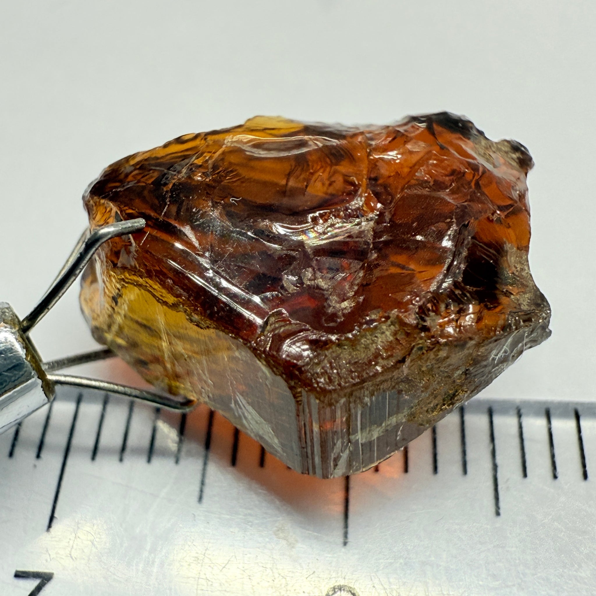 Tourmaline, 8.83ct, Morogoro, Tanzania, Untreated Unheated, vvs-if, flat shape, good for setting as is in jewellery