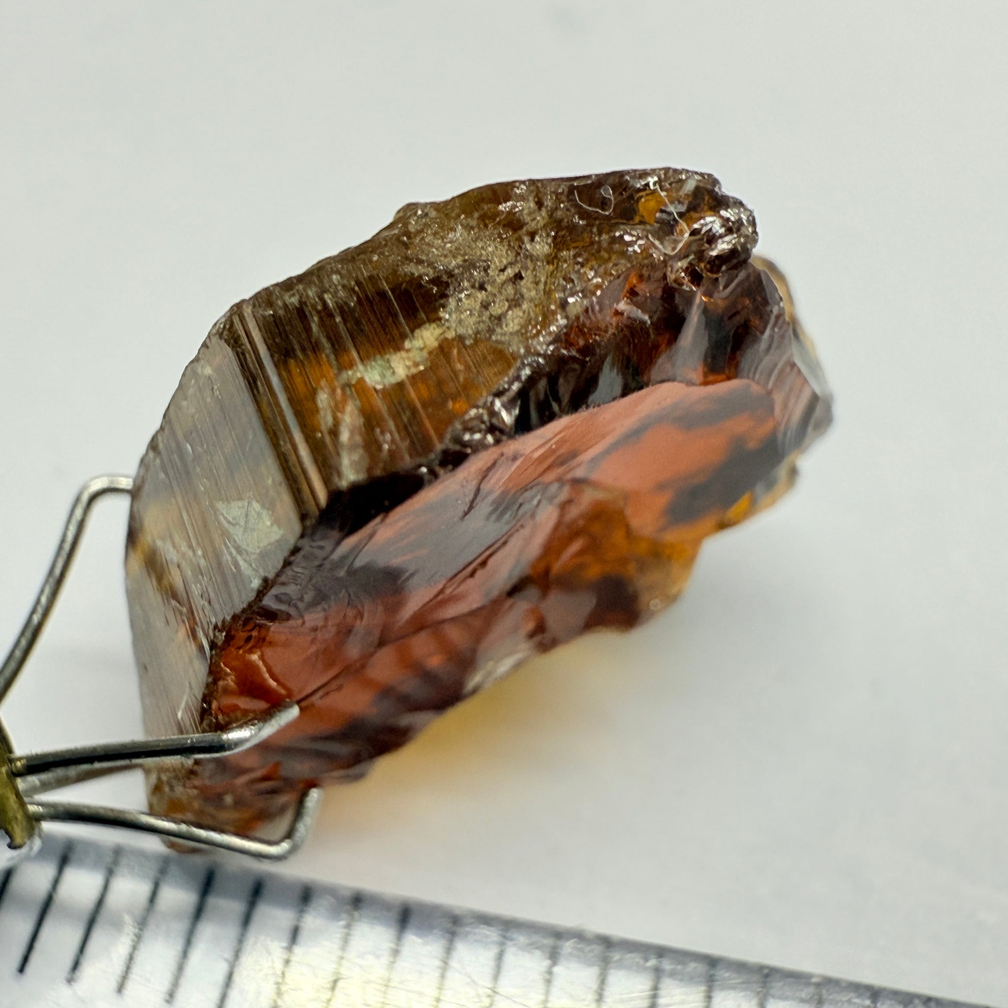 Tourmaline, 8.83ct, Morogoro, Tanzania, Untreated Unheated, vvs-if, flat shape, good for setting as is in jewellery