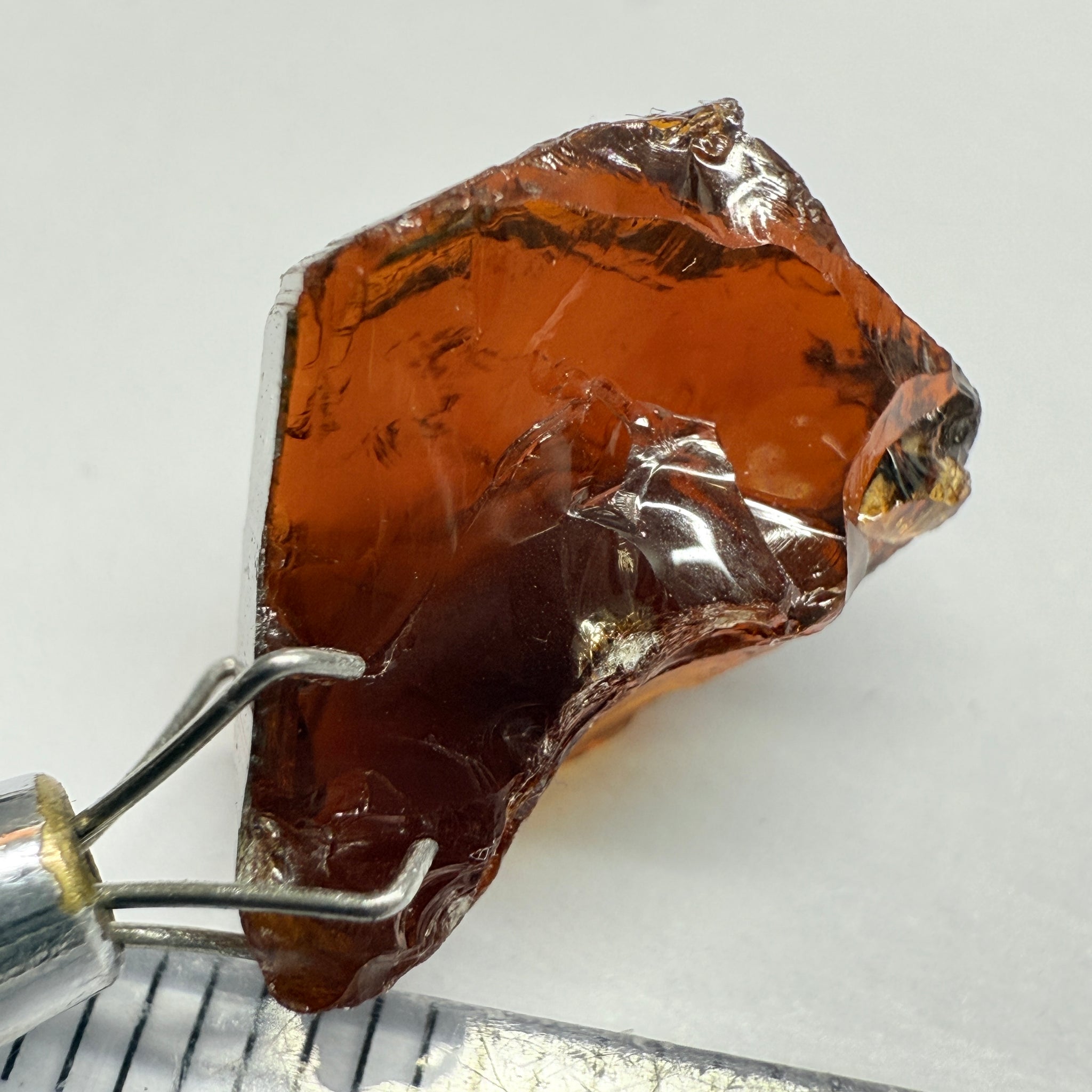 Tourmaline, 8.83ct, Morogoro, Tanzania, Untreated Unheated, vvs-if, flat shape, good for setting as is in jewellery