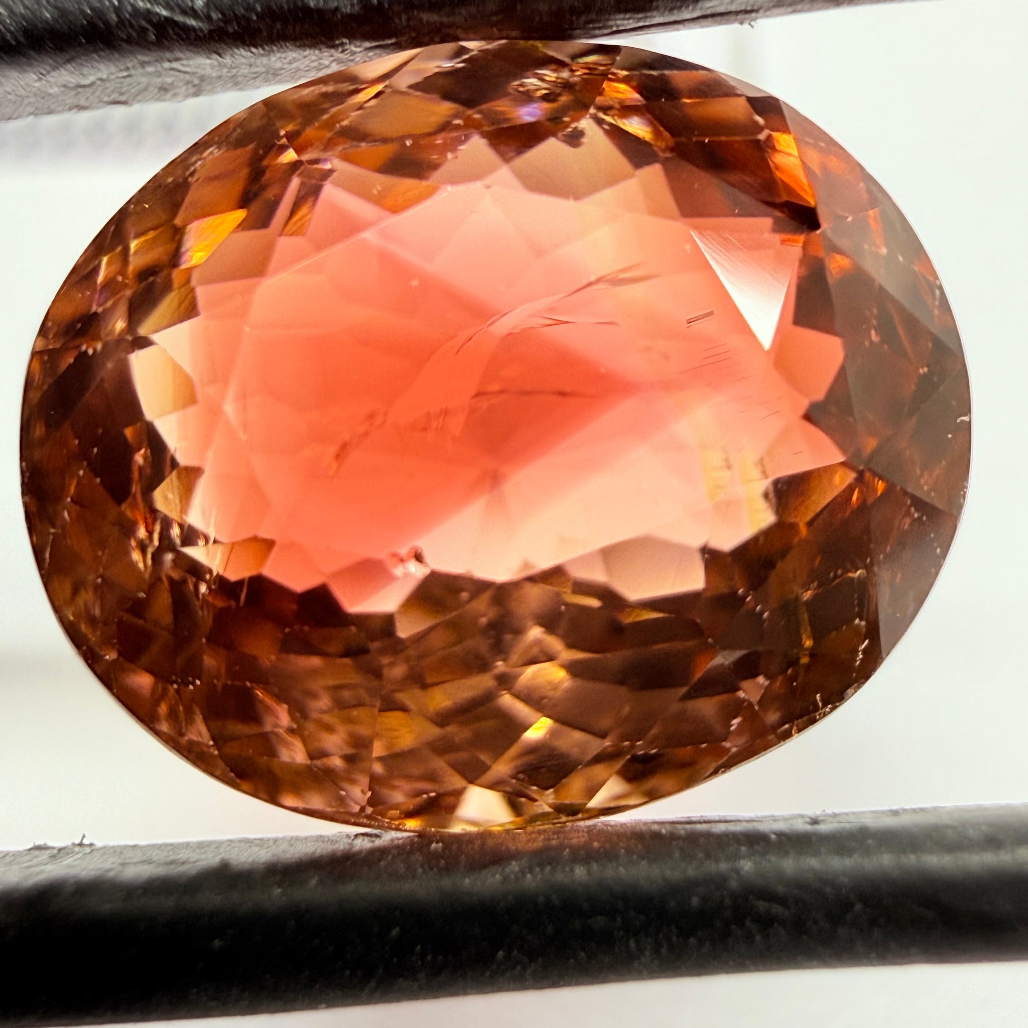 Tourmaline, 6.08ct, DRC, Untreated Unheated, slight chip see next pic we have circled it