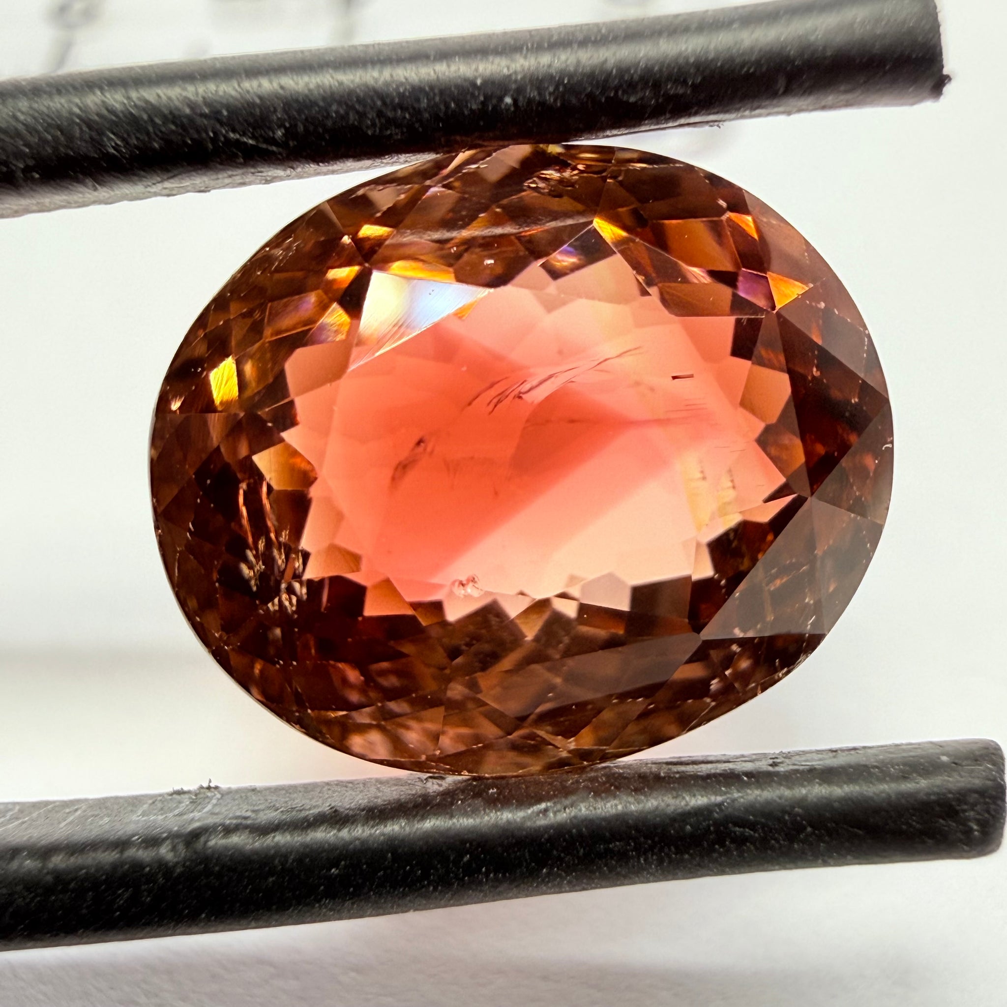 Tourmaline, 6.08ct, DRC, Untreated Unheated, slight chip see next pic we have circled it