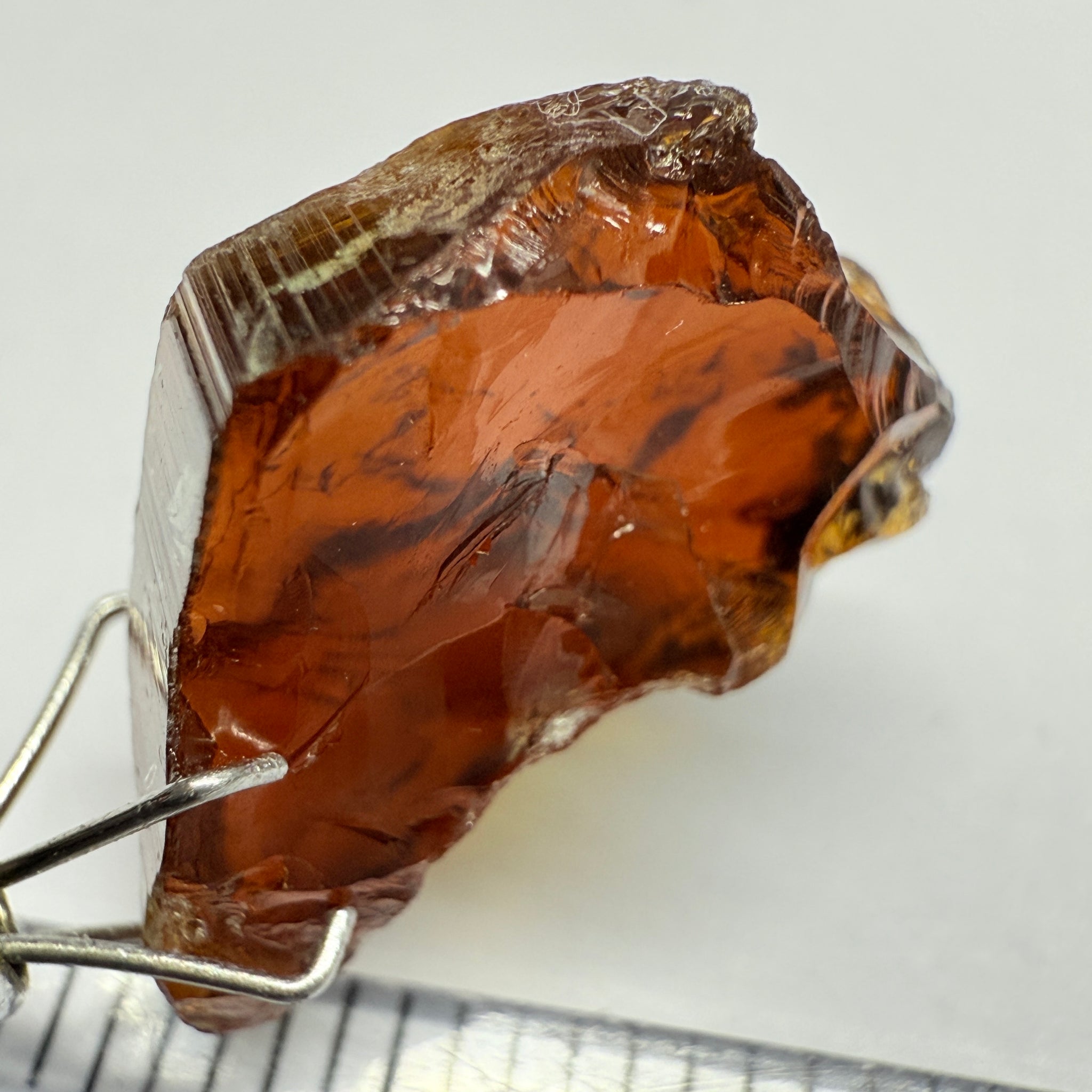 Tourmaline, 8.83ct, Morogoro, Tanzania, Untreated Unheated, vvs-if, flat shape, good for setting as is in jewellery