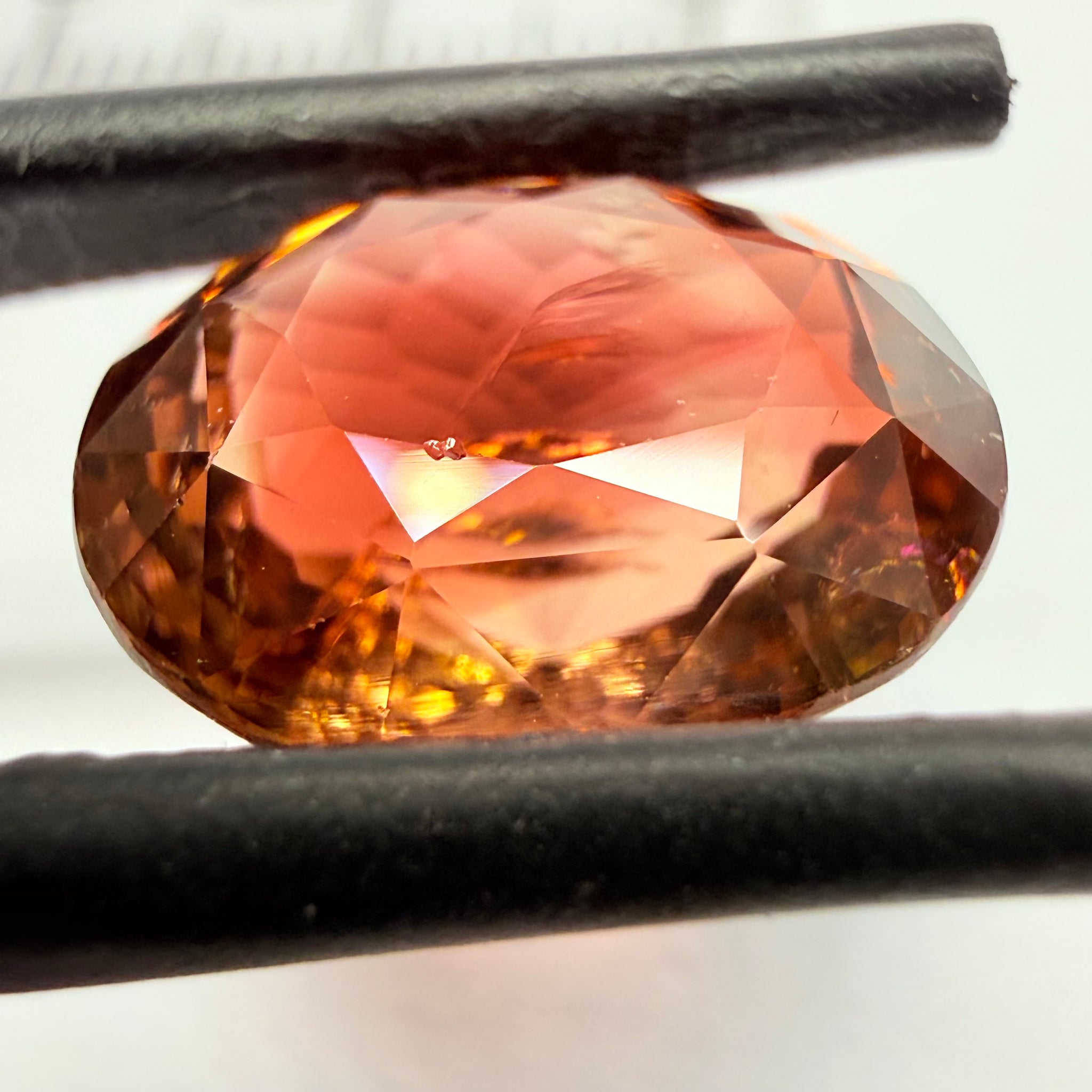 Tourmaline, 6.08ct, DRC, Untreated Unheated, slight chip see next pic we have circled it