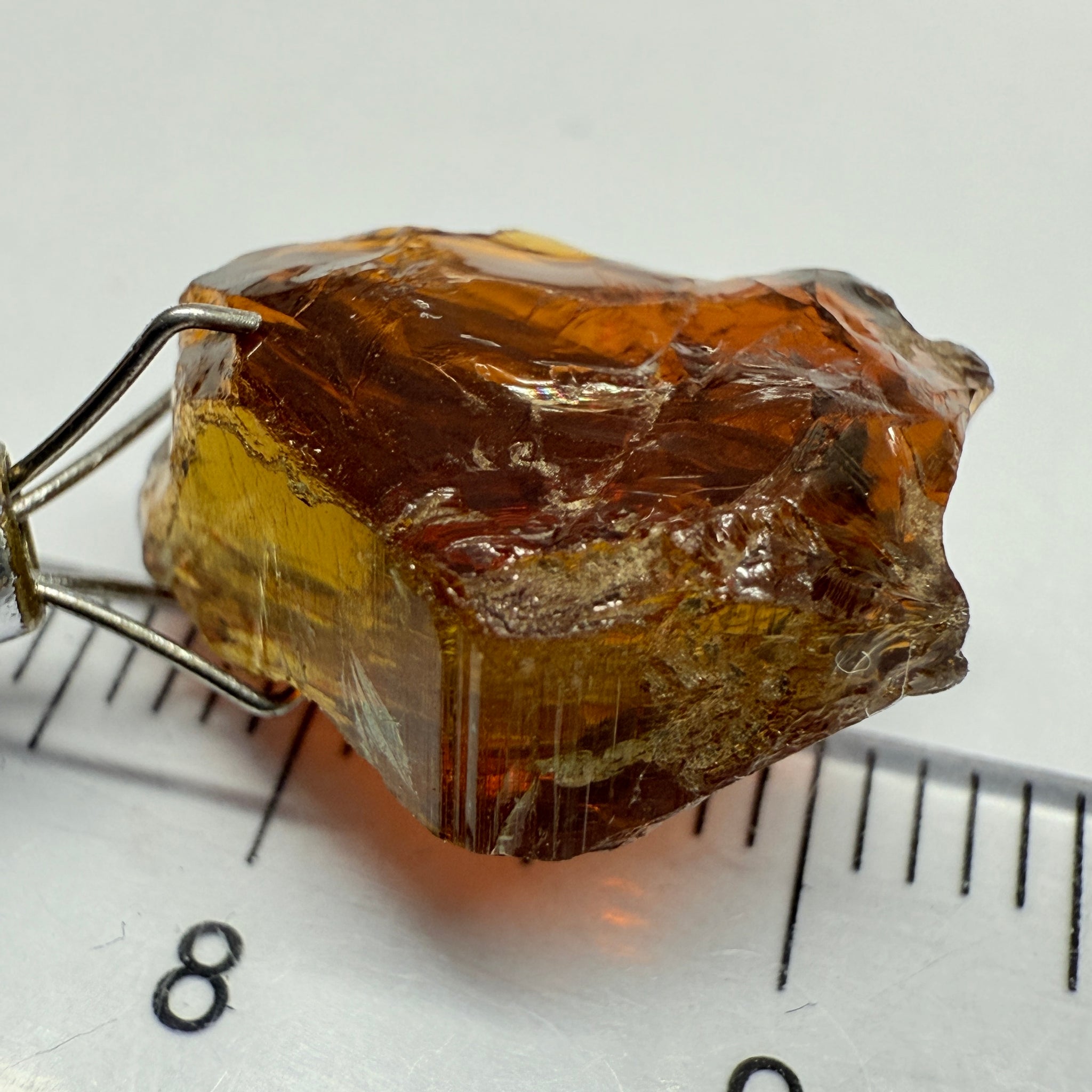 Tourmaline, 8.83ct, Morogoro, Tanzania, Untreated Unheated, vvs-if, flat shape, good for setting as is in jewellery