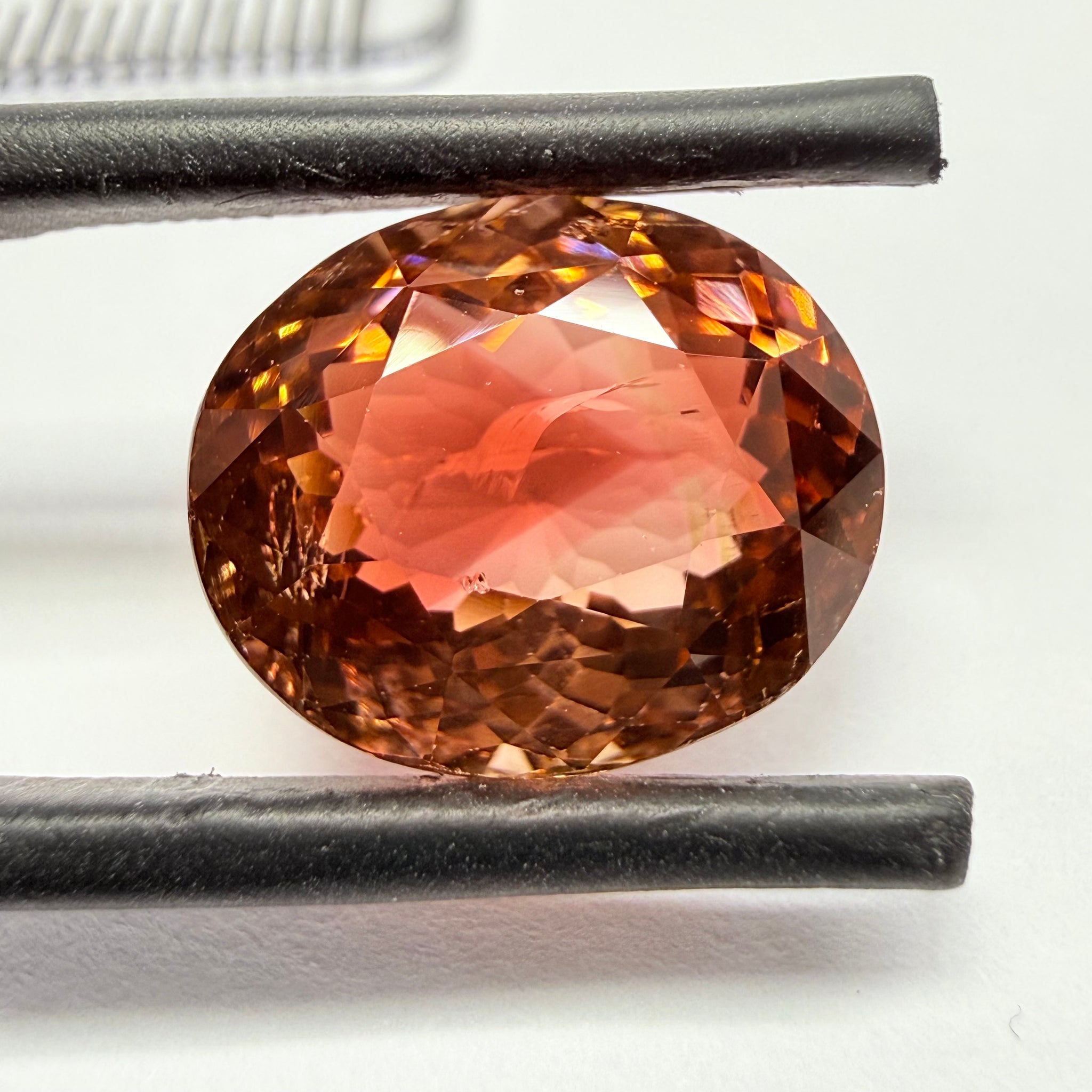 Tourmaline, 6.08ct, DRC, Untreated Unheated, slight chip see next pic we have circled it