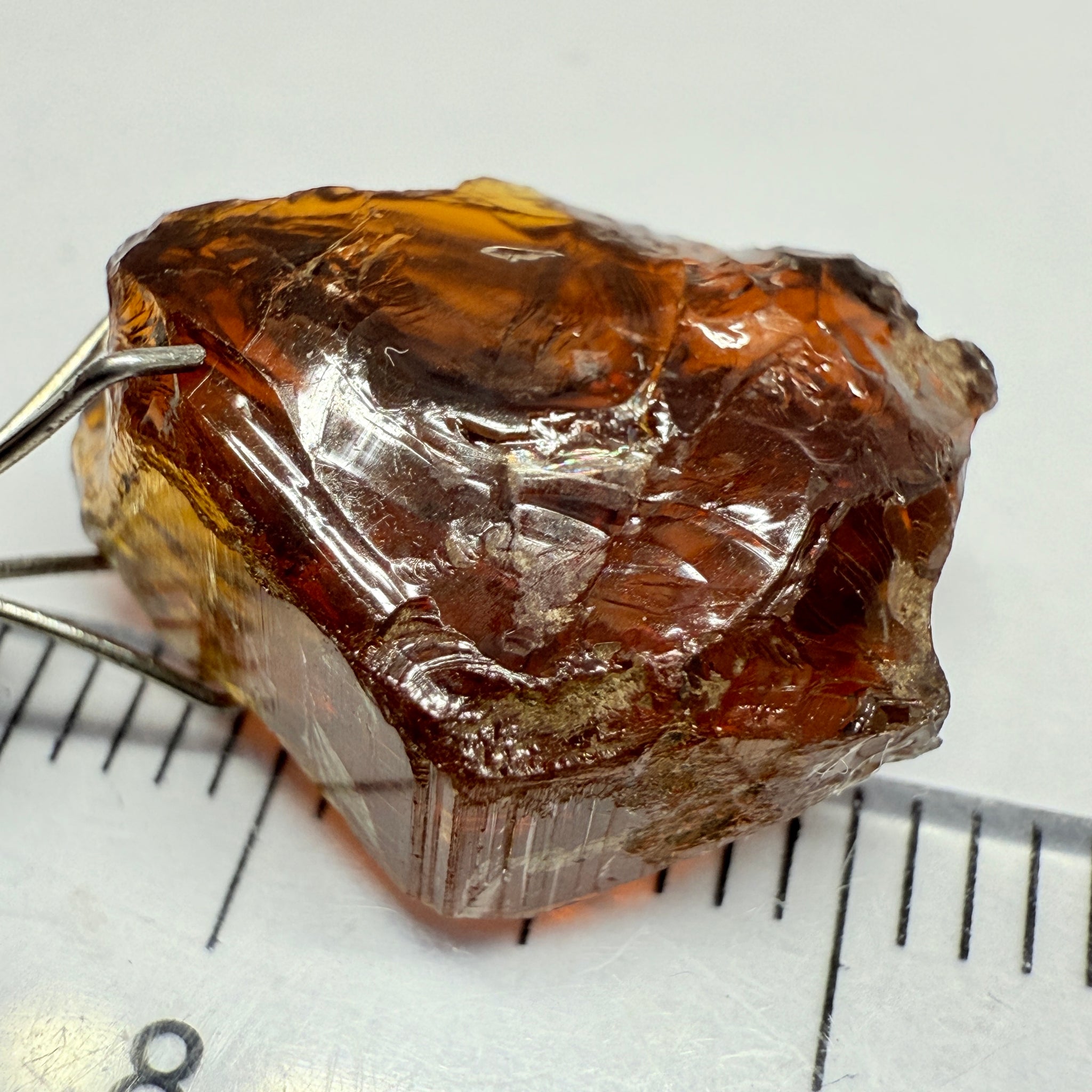 Tourmaline, 8.83ct, Morogoro, Tanzania, Untreated Unheated, vvs-if, flat shape, good for setting as is in jewellery