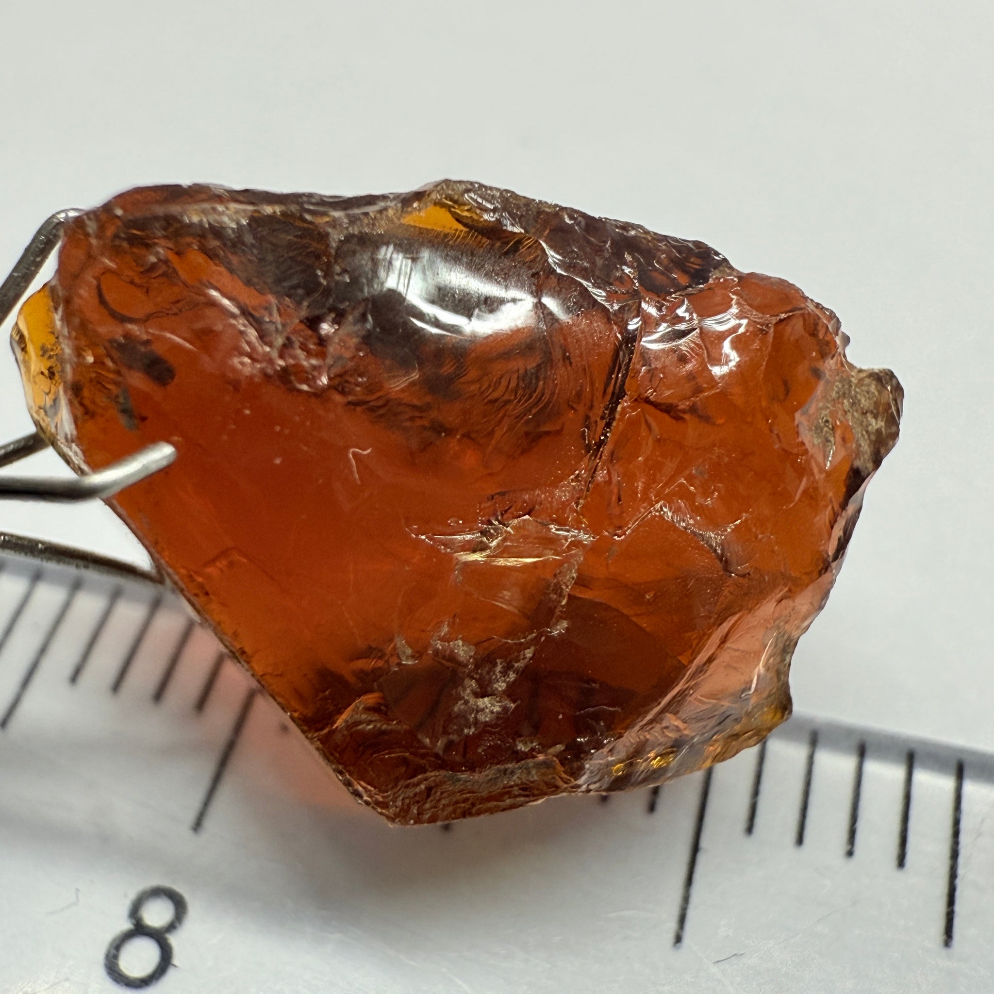 Tourmaline, 8.83ct, Morogoro, Tanzania, Untreated Unheated, vvs-if, flat shape, good for setting as is in jewellery